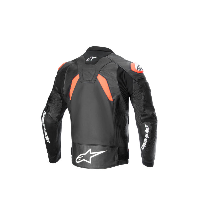 Alpinestars GP Plus R V4 Airflow Leather Jacket - Black Red Fluro White