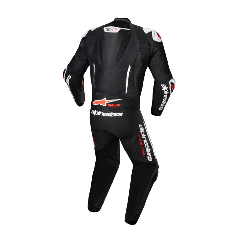 ALPINESTARS GPR7 1PC LEATHER SUIT - BLACK WHITE RED FLURO