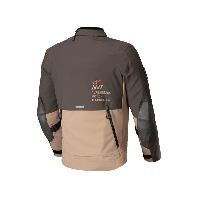 ALPINESTARS AMT8 STRETCH DRYSTAR XF JACKET - DARK BROWN/DARK KHAI