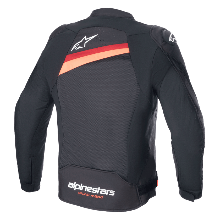 Alpinestars T-GP Plus R V4 Airflow Textile Jacket - Black Fluro-Red