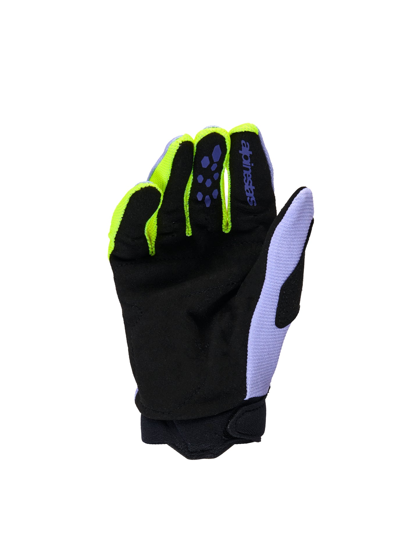 ALPINESTARS YOUTH & KIDS FULL BORE V2 GLOVES - PURPLE YELLOW FLUO