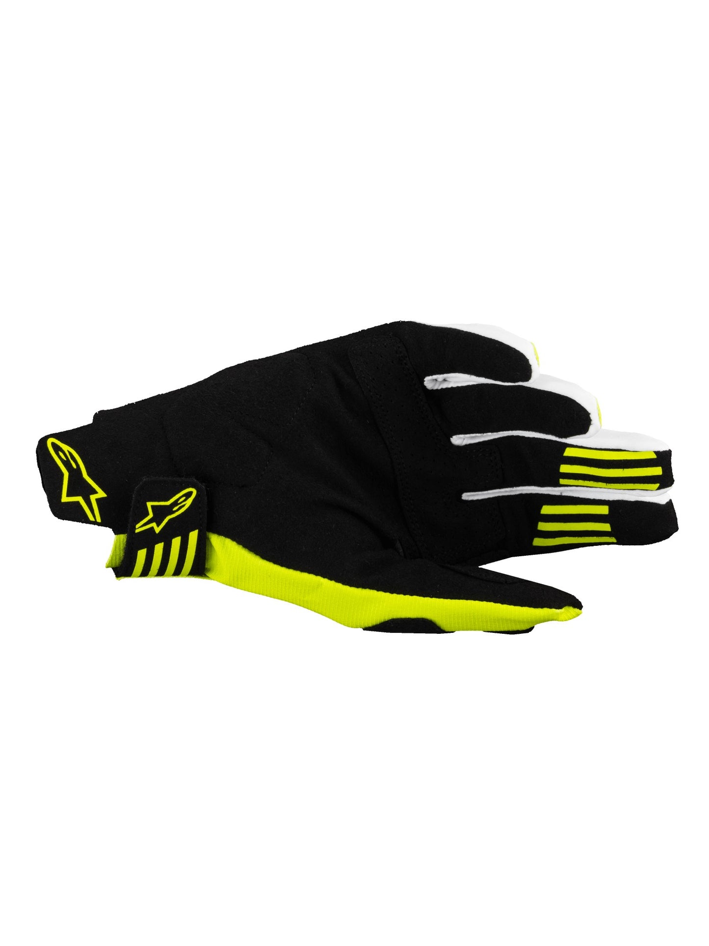 ALPINESTARS TECHSTAR GLOVES - BLACK YELLOW FLUO