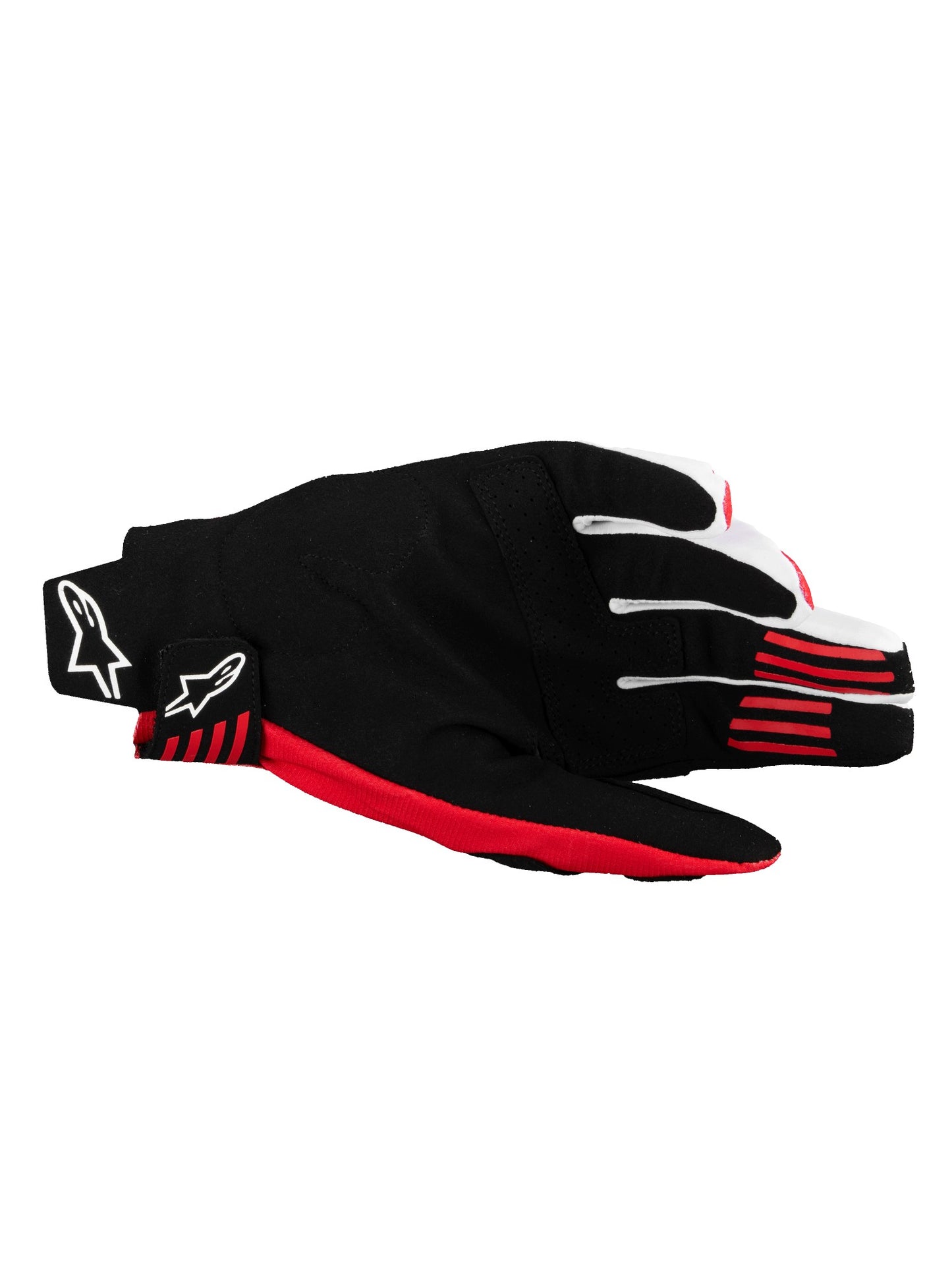 ALPINESTARS TECHSTAR GLOVES - BLACK BRIGHT RED