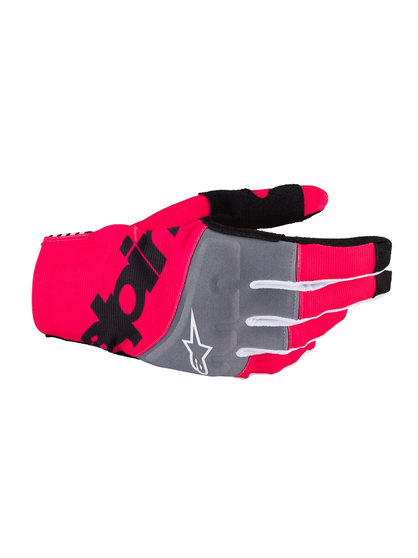 ALPINESTARS TECHSTAR GLOVES - BLACK PINK FLUO