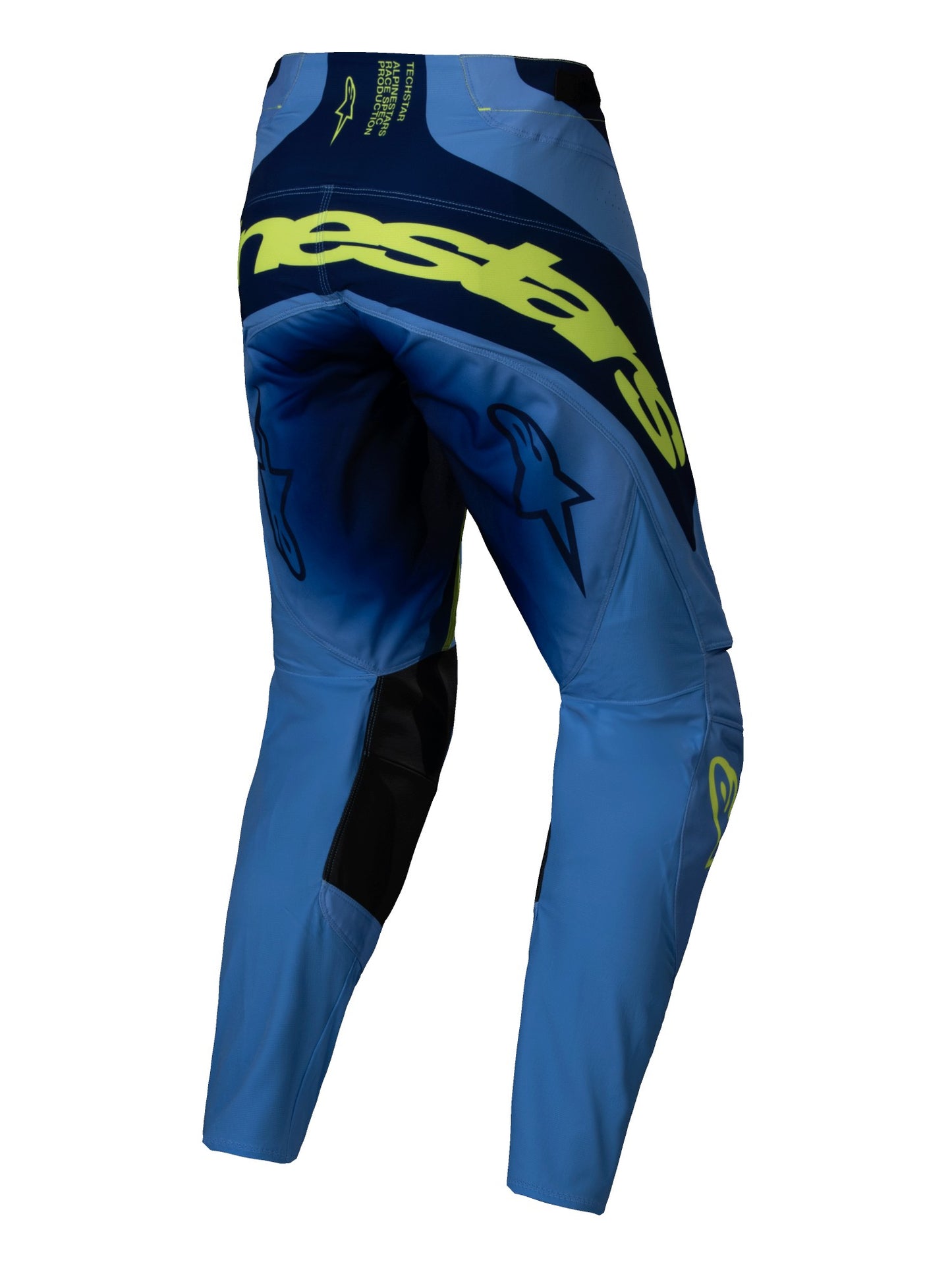 ALPINESTARS 2025 TECHSTAR MELT PANTS - YELLOW FLUO BLUE