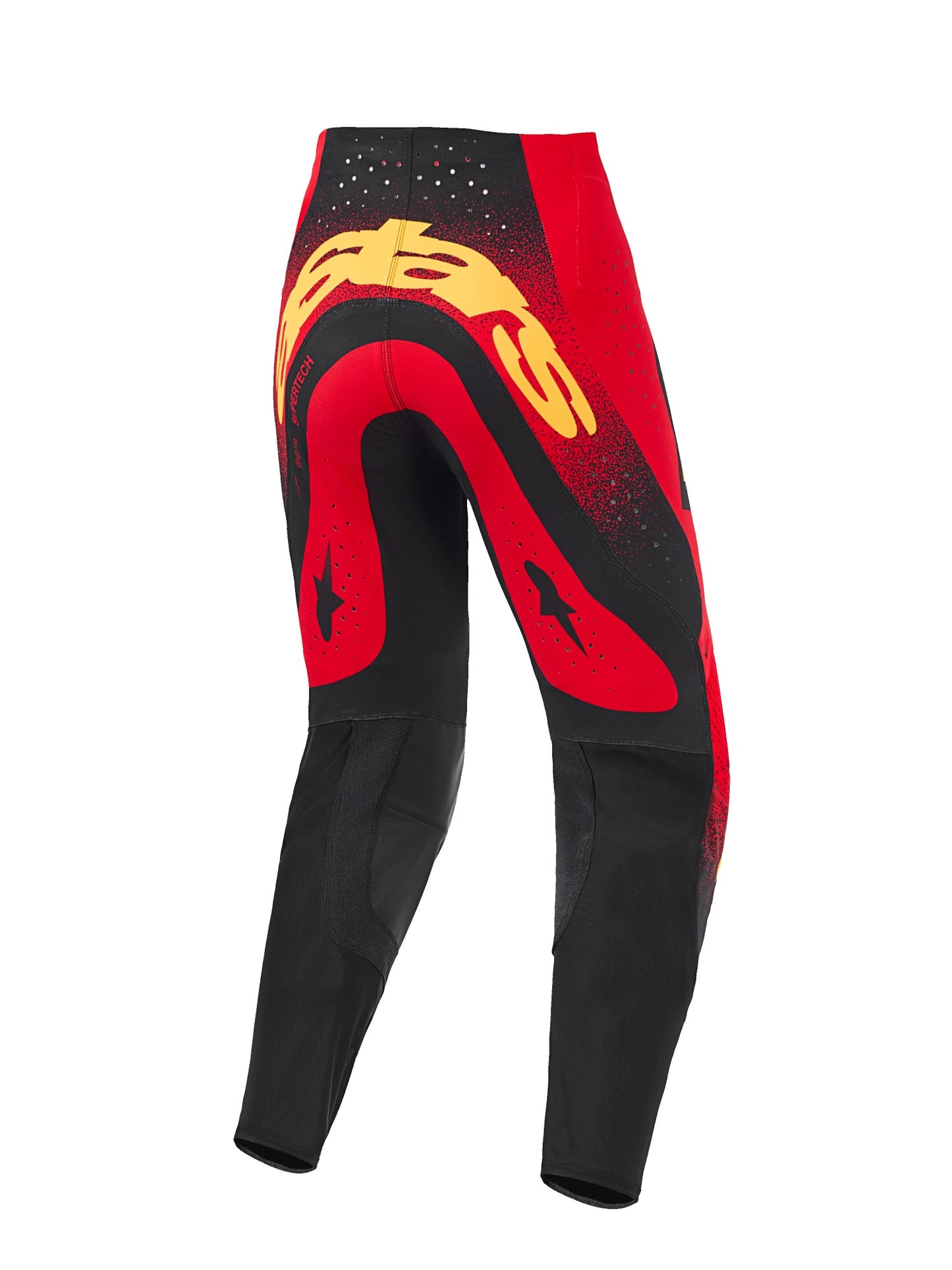 ALPINESTARS 2026 SUPERTECH SCENZ PANTS - RED BLACK YELLOW