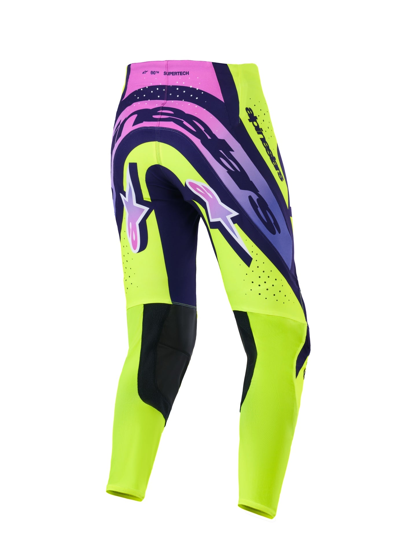 ALPINESTARS 2026 SUPERTECH VISTA PANTS - YELLOW PURPLE BLACK
