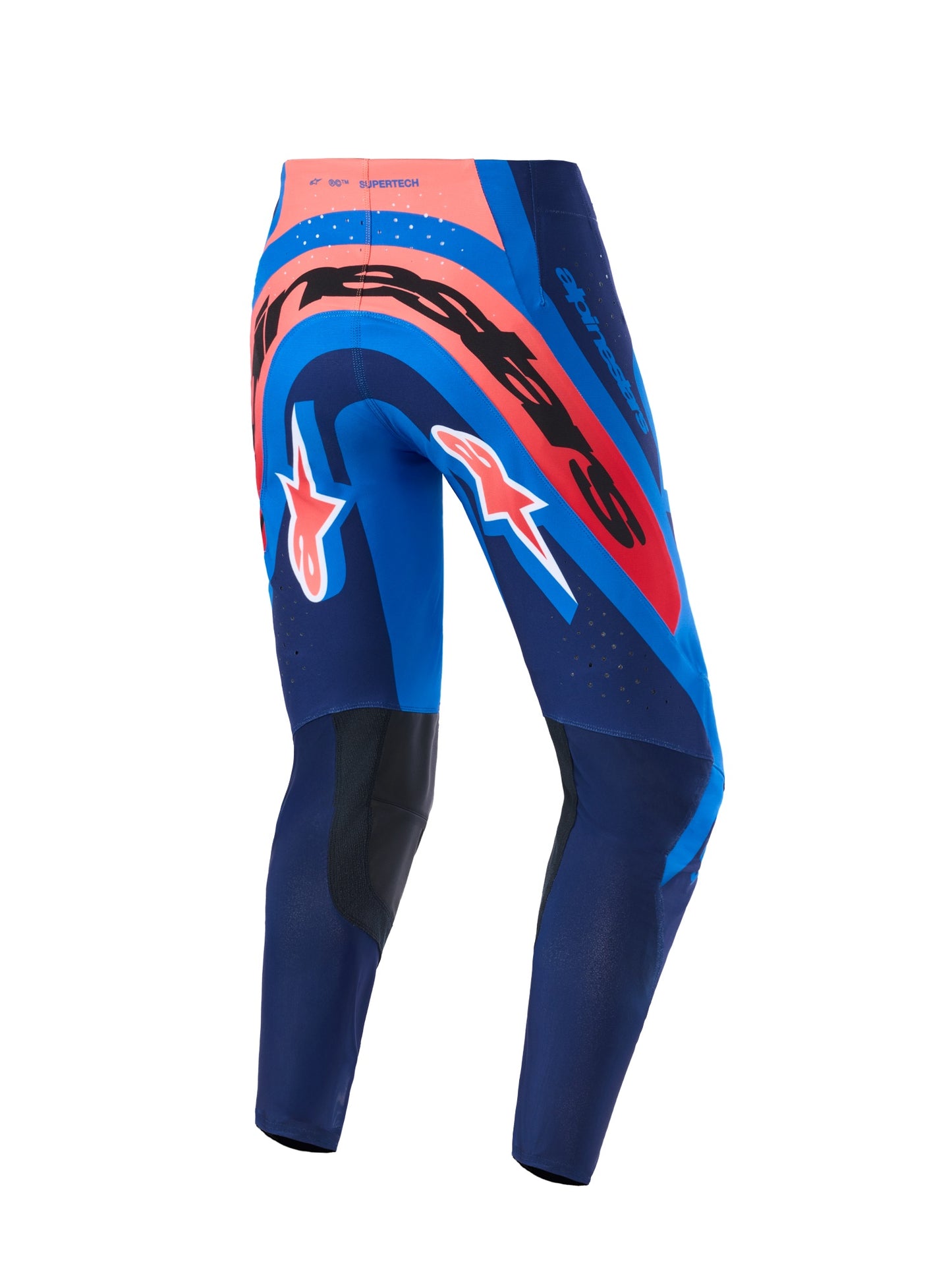 ALPINESTARS 2026 SUPERTECH VISTA PANTS - DARK NAVY HOT CORAL COBALT