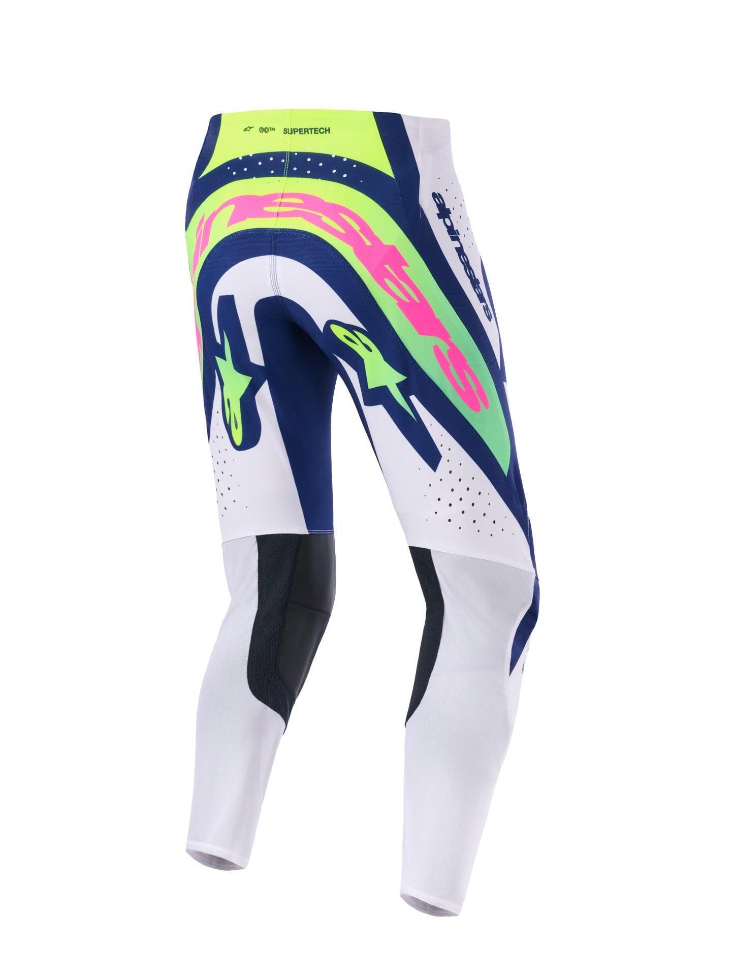 ALPINESTARS 2026 SUPERTECH VISTA PANTS - LIGHT GREY YELLOW FLUO BLUE