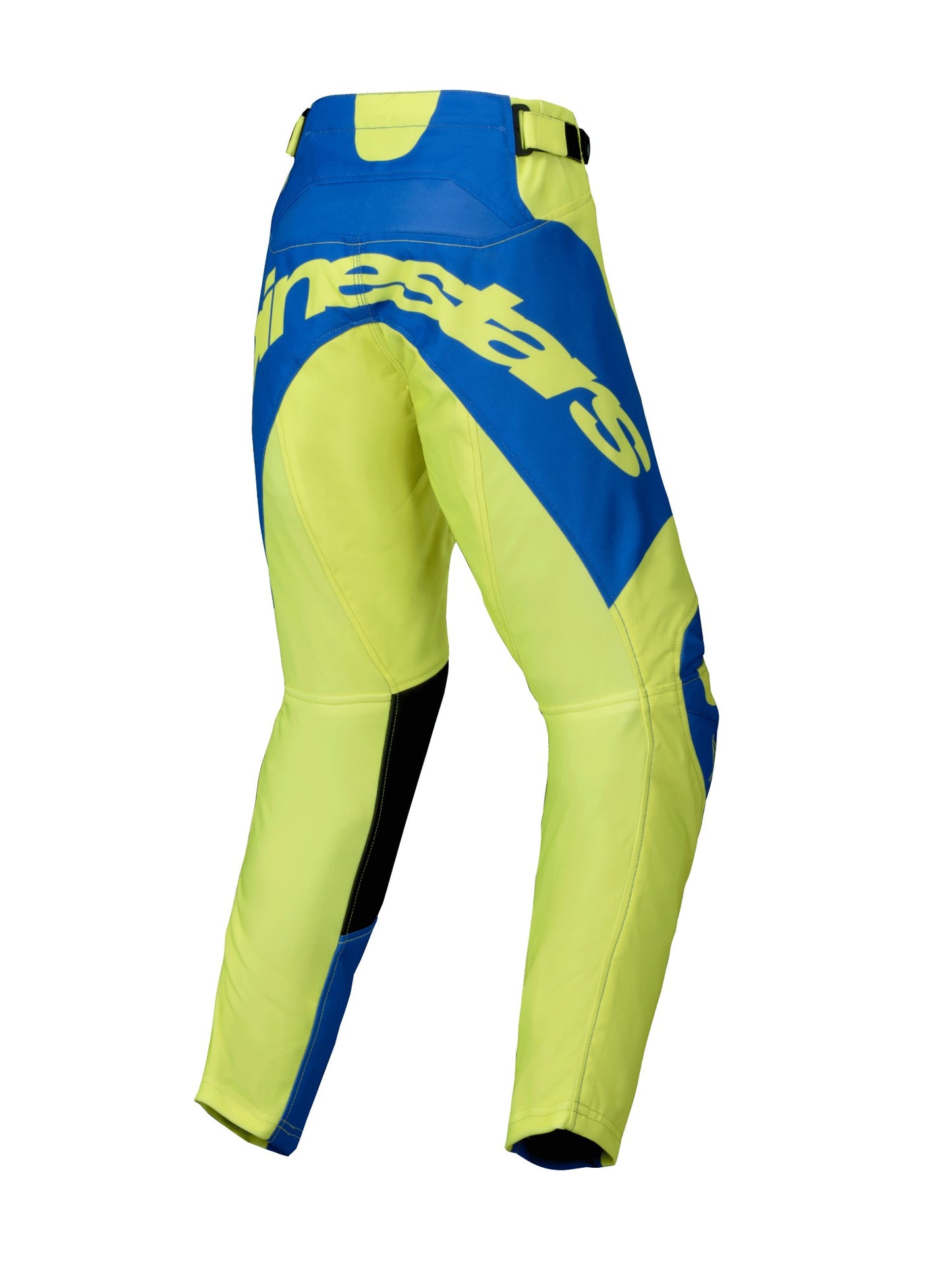 ALPINESTARS 2025 YOUTH RACER VEIL PANTS - YELLOW FLUO BLUE