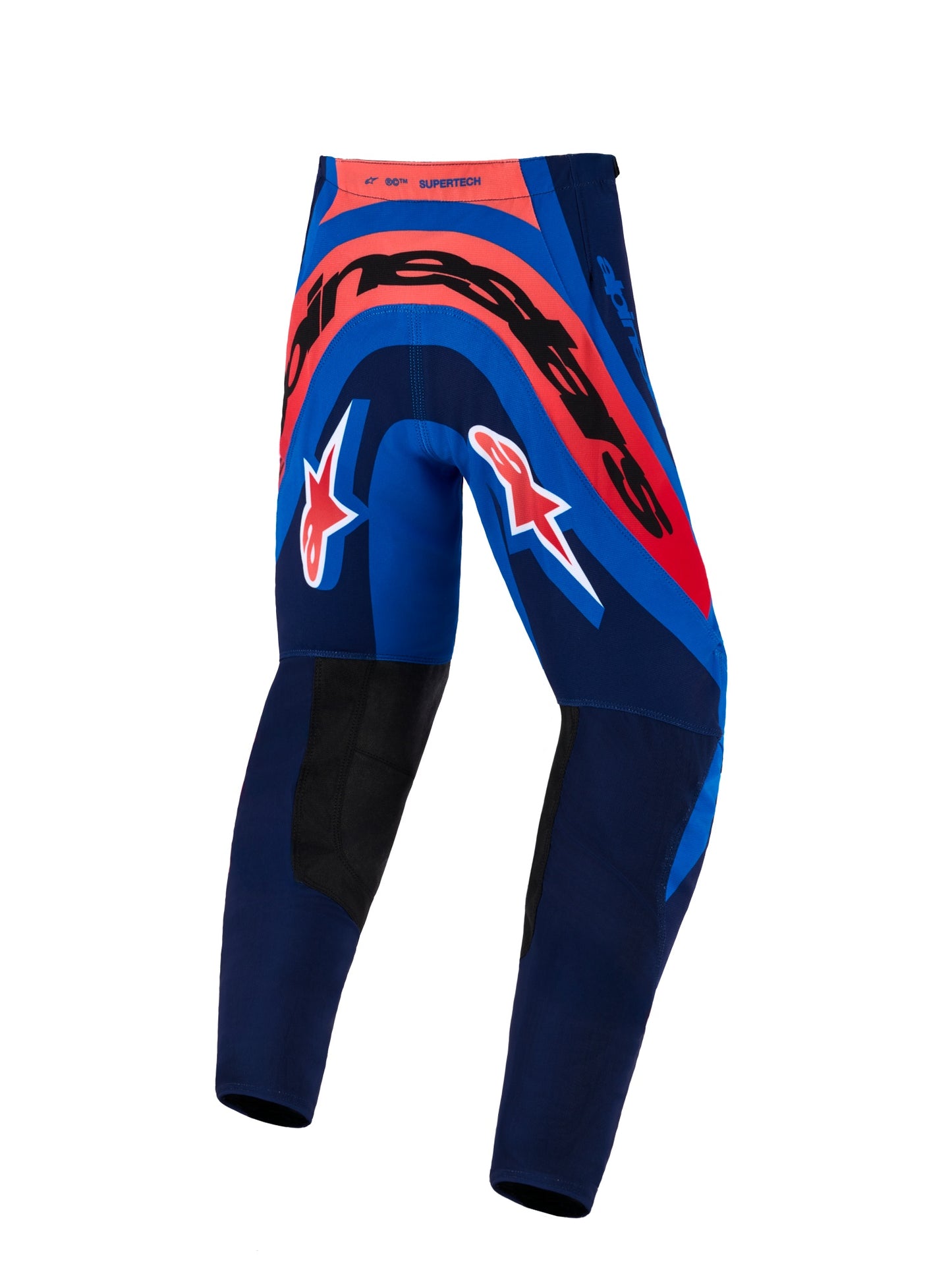 ALPINESTARS 2026 YOUTH SUPERTECH VISTA PANTS - DARK NAVY HOT CORAL COBALT