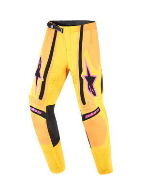 ALPINESTARS 2026 YOUTH SUPERTECH NOMUR PANTS - ORANGE YELLOW PINK