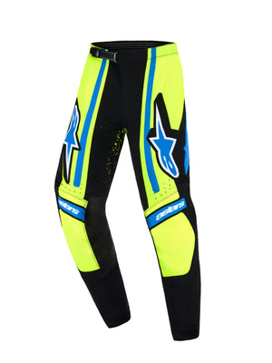 ALPINESTARS 2026 YOUTH SUPERTECH NOMUR PANTS - DARK NAVY YELLOW FLUO UCLA BLUE