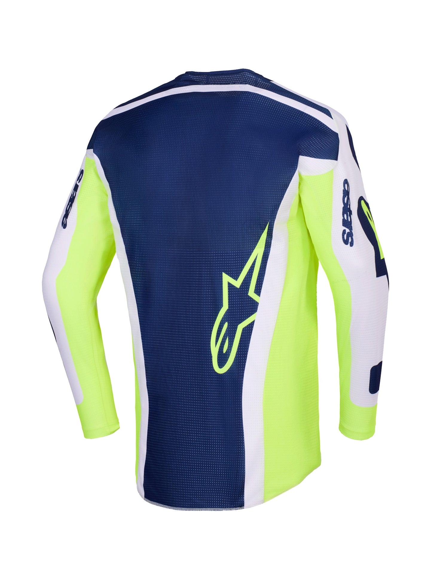ALPINESTARS 2026 RACER AIR RIWAY JERSEY - LIGHT GREY YELLOW FLUO BLUE