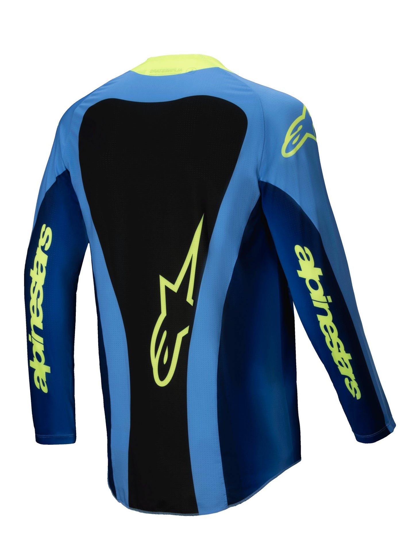 ALPINESTARS 2025 TECHSTAR MELT JERSEY - YELLOW FLUO BLUE