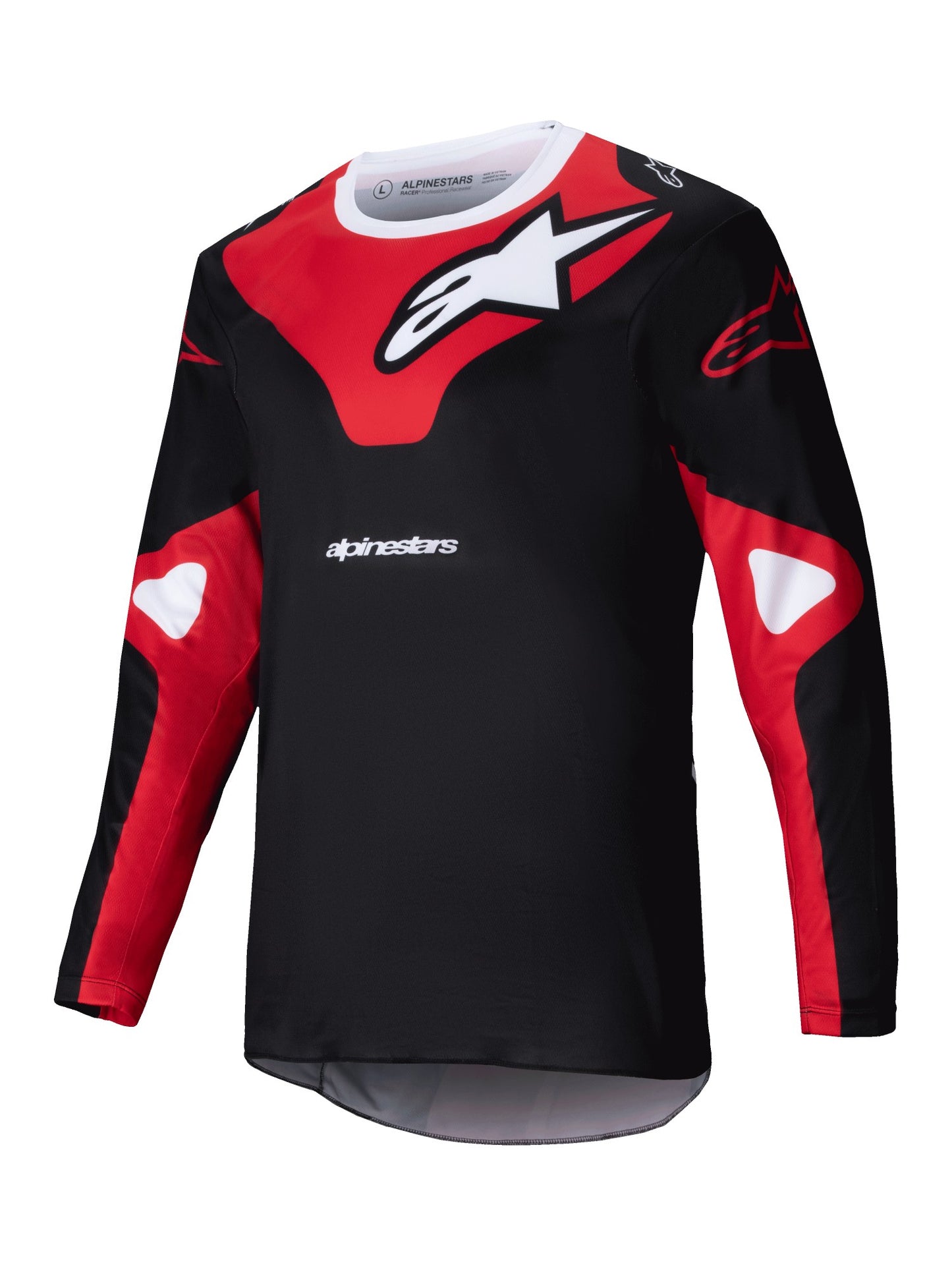 ALPINESTARS 2025 RACER GRAPHITE JERSEY - BLACK BRIGHT RED