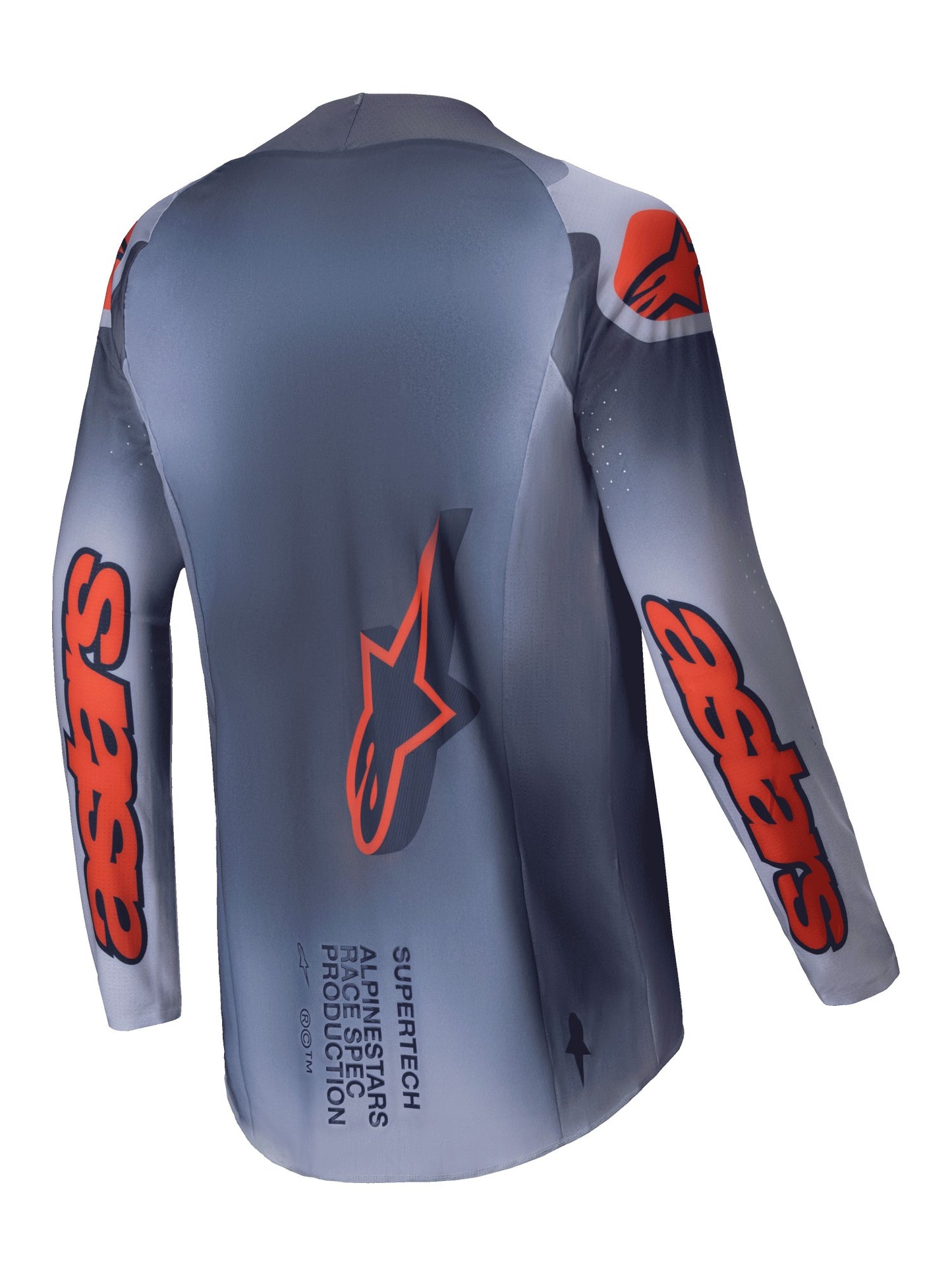 ALPINESTARS 2025 SUPERTECH LIPAN JERSEY - GREY ORANGE FLUO