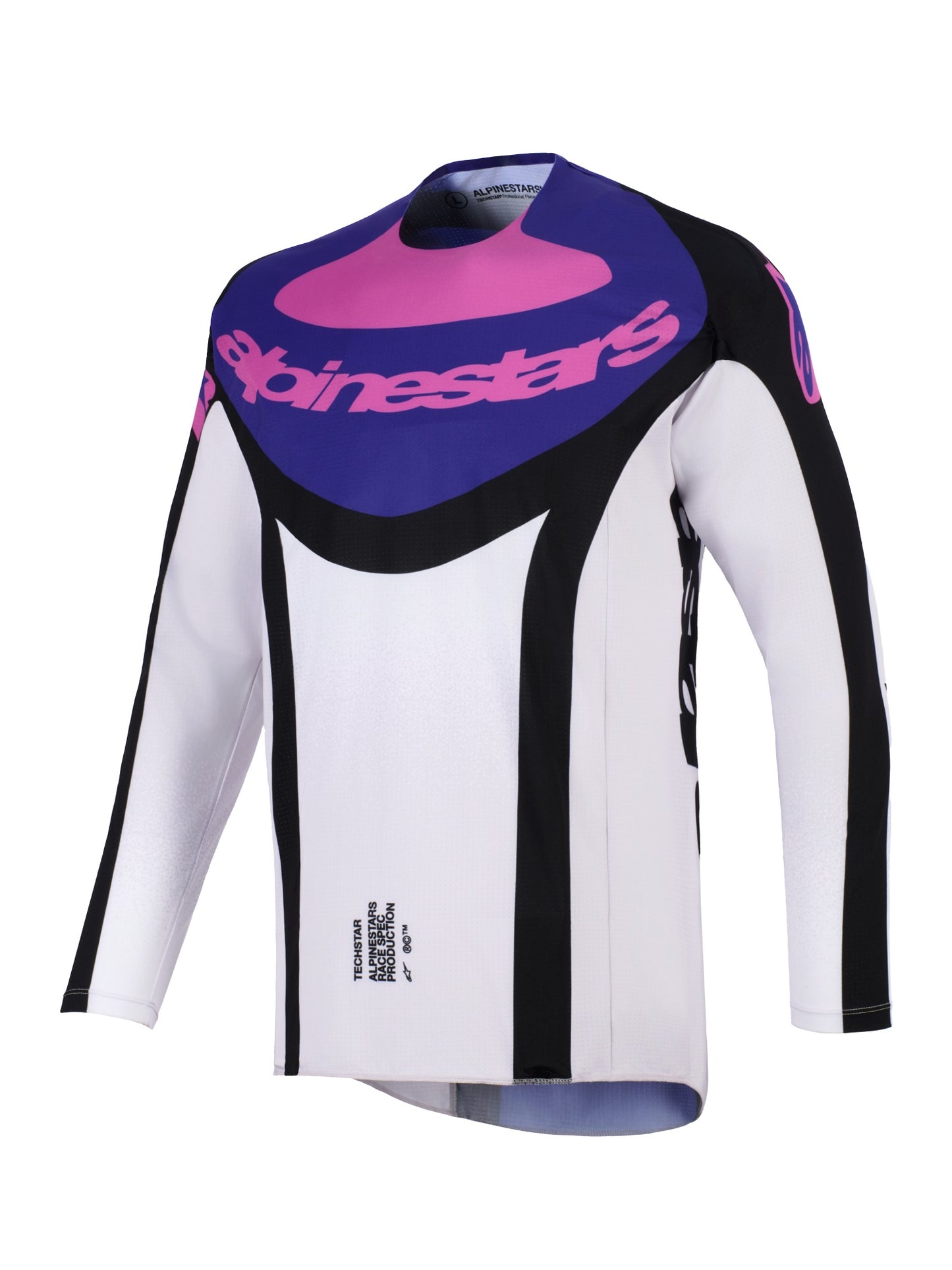 ALPINESTARS 2026 TECHSTAR KNIF JERSEY - BLACK LIGHT GREY PURPLE