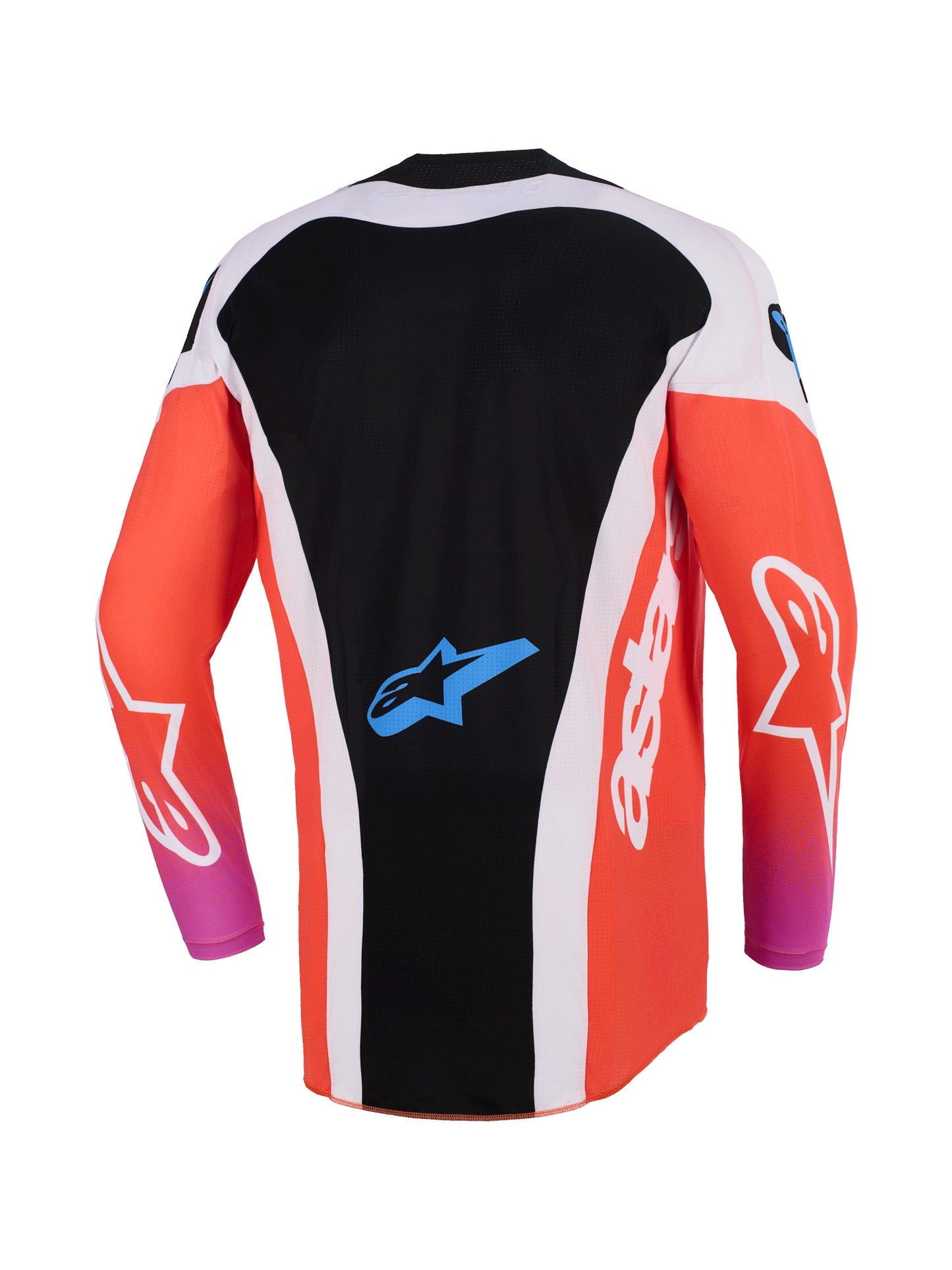 ALPINESTARS 2026 TECHSTAR KNIF JERSEY - LIGHT GREY ORANGE FLUO BLACK