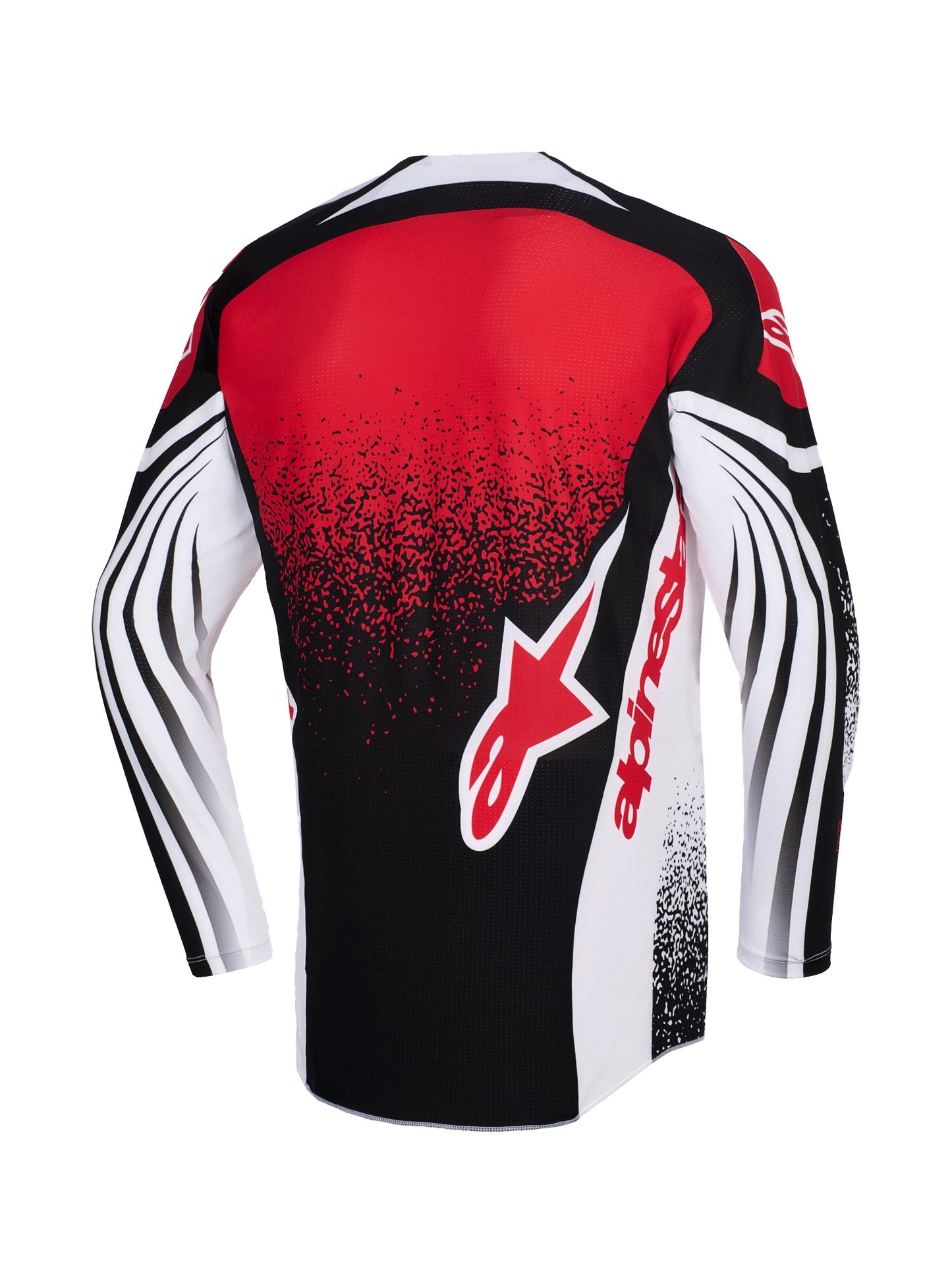 ALPINESTARS 2026 TECHSTAR NOMUR JERSEY - BLACK WHITE RED