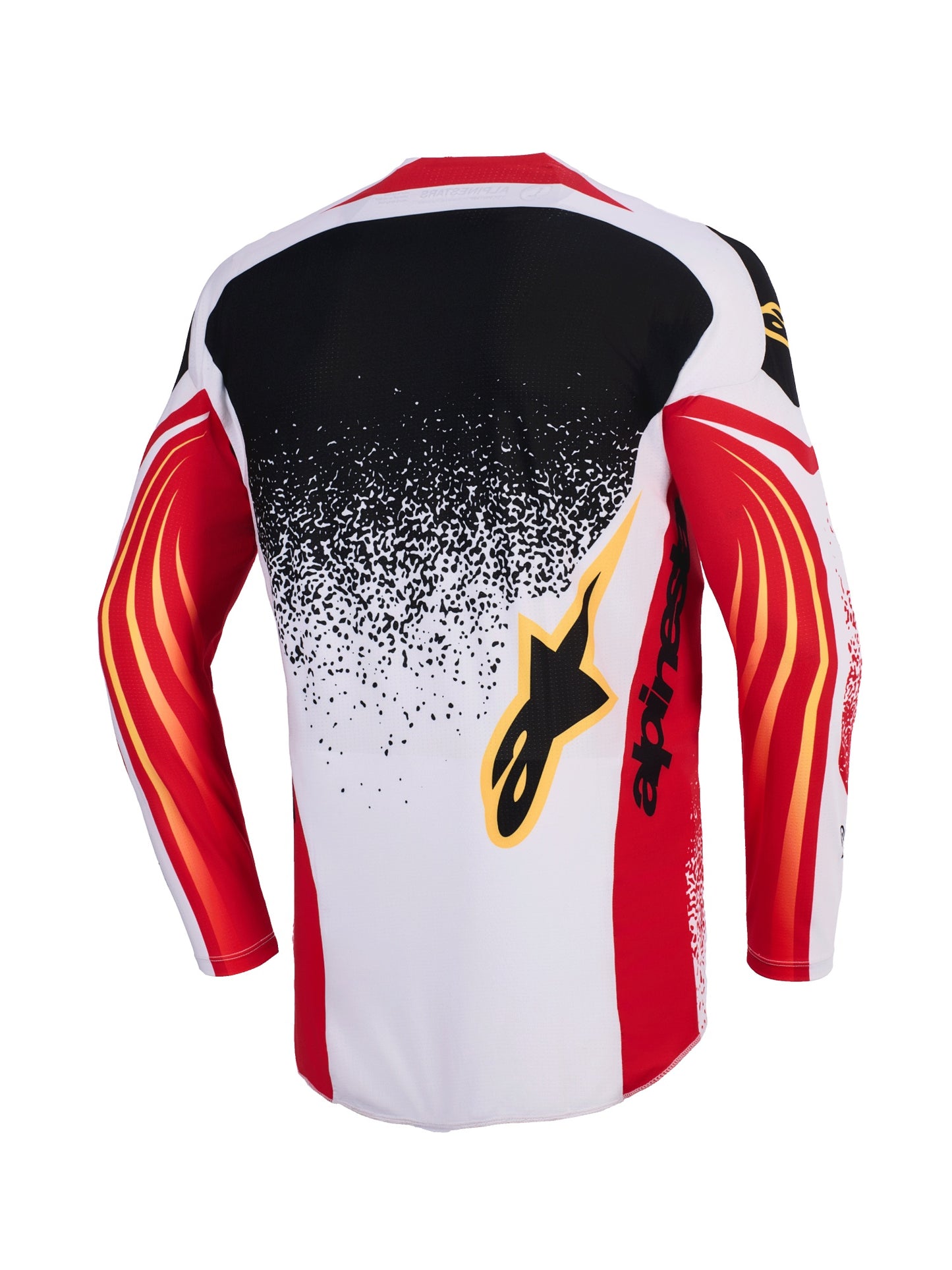 ALPINESTARS 2026 TECHSTAR NOMUR JERSEY - LIGHT GREY RED BLACK