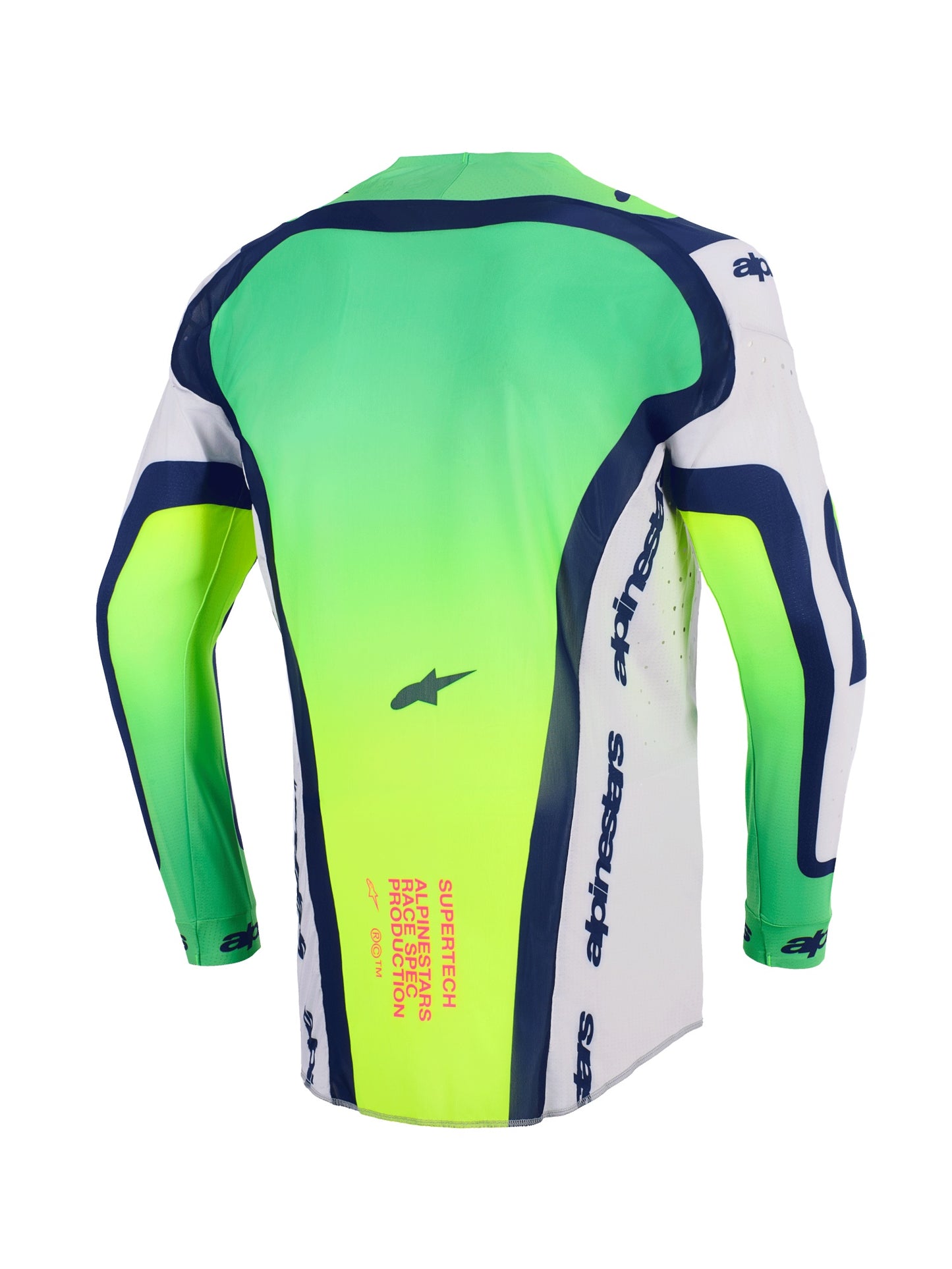 ALPINESTARS 2026 SUPERTECH VISTA JERSEY - LIGHT GREY YELLOW FLUO BLUE
