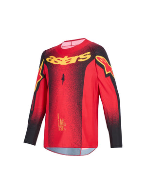 ALPINESTARS 2026 YOUTH SUPERTECH SCENZ JERSEY - RED BLACK YELLOW