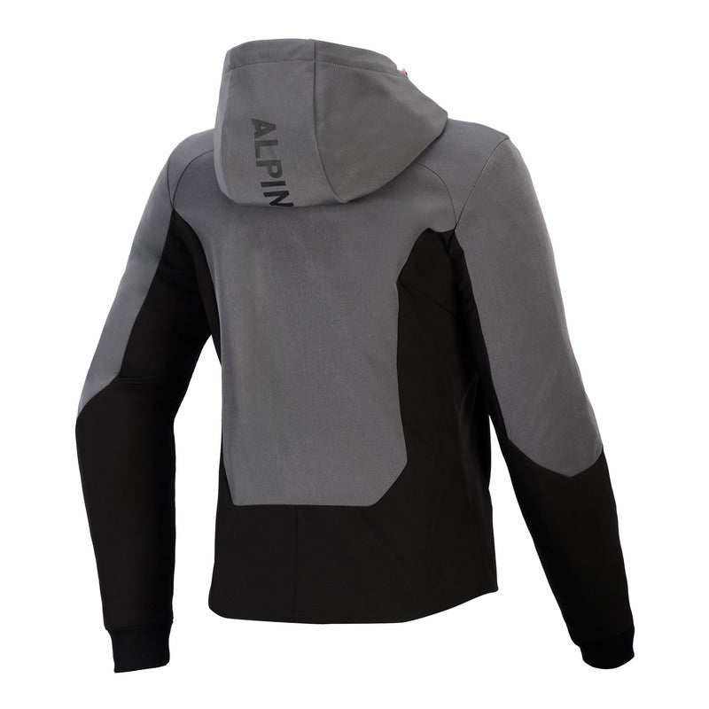 ALPINESTARS WOMENS RADIUM TECH HOODIE - DEEP GRAY BLACK