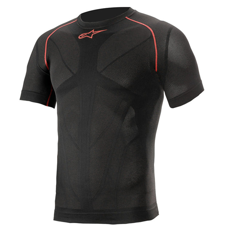 Alpinestars Ride Tech V2 Top Short Sleeve Summer - Black Red