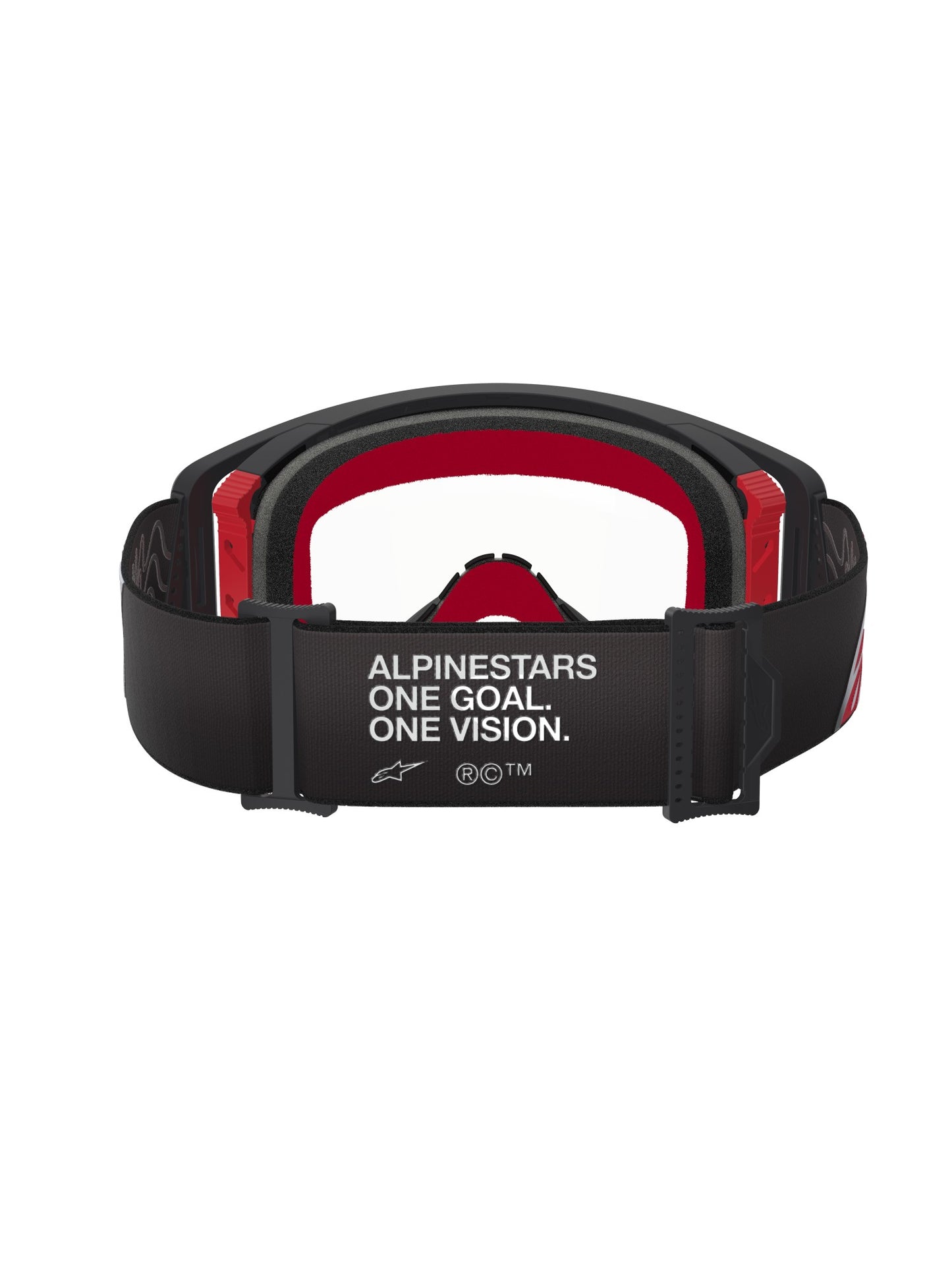 ALPINESTARS SUPERTECH CORP GOGGLES - BLACK RED CLEAR