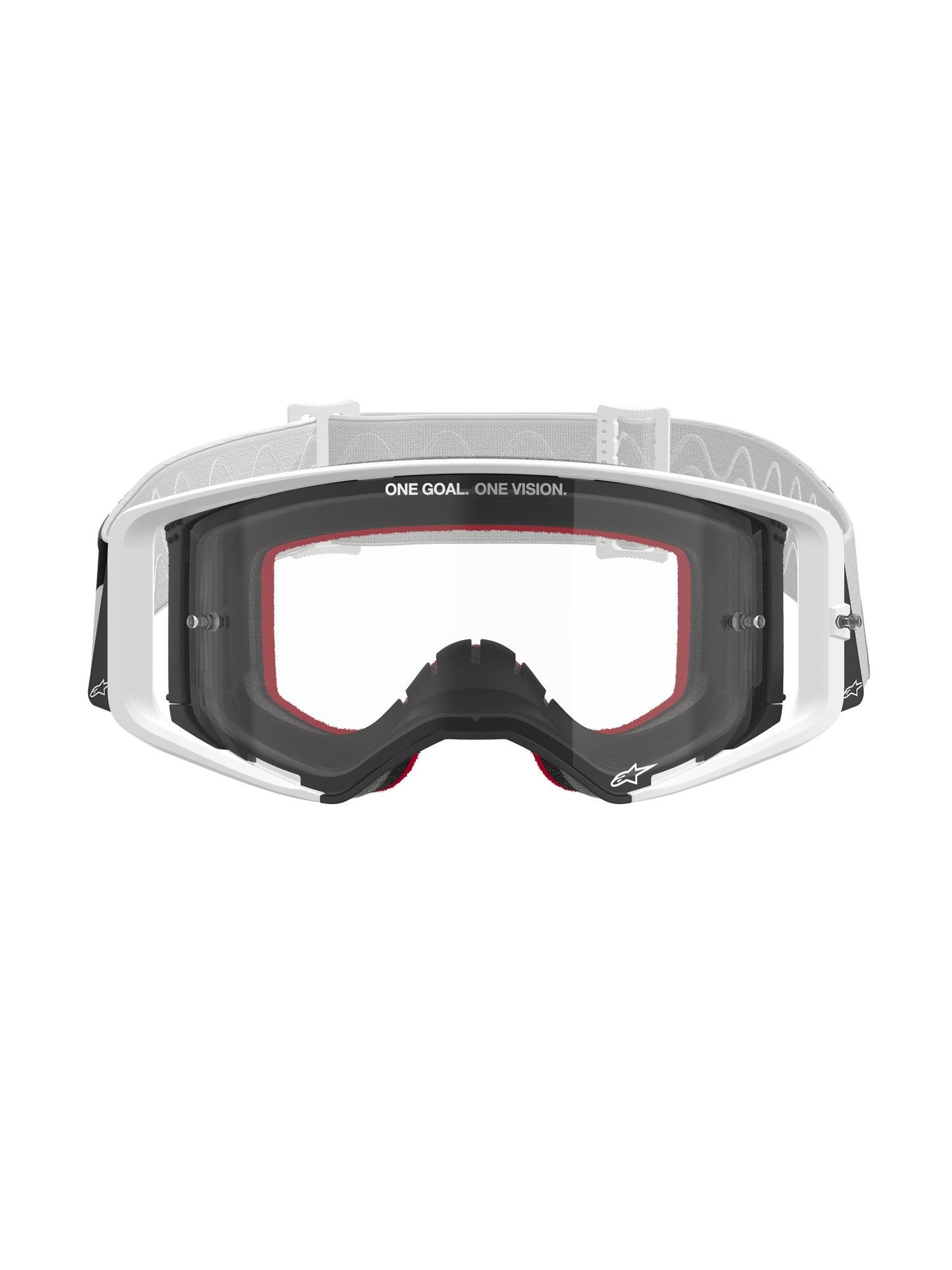 ALPINESTARS SUPERTECH CORP GOGGLES - WHITE CLEAR