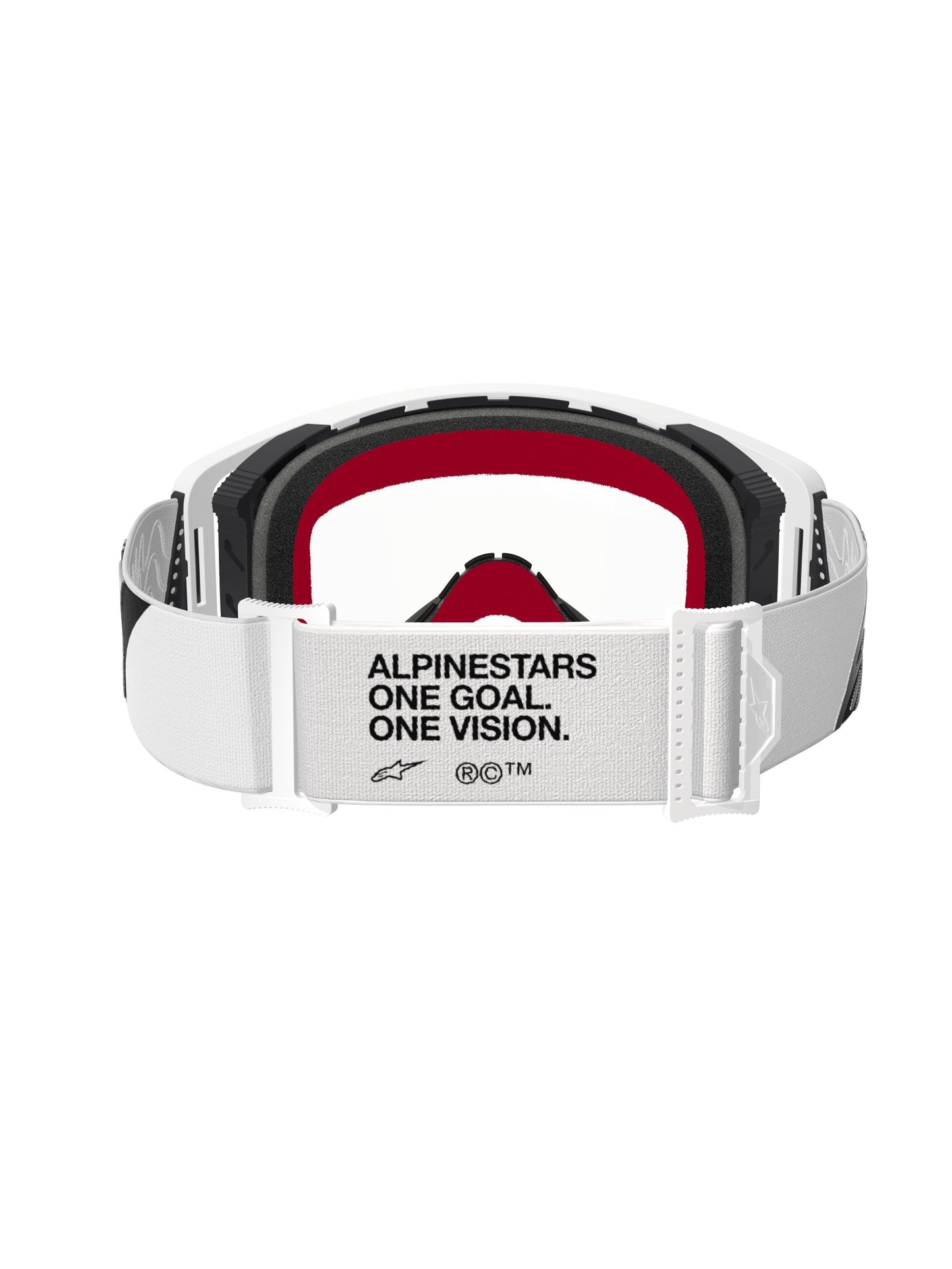 ALPINESTARS SUPERTECH CORP GOGGLES - WHITE CLEAR