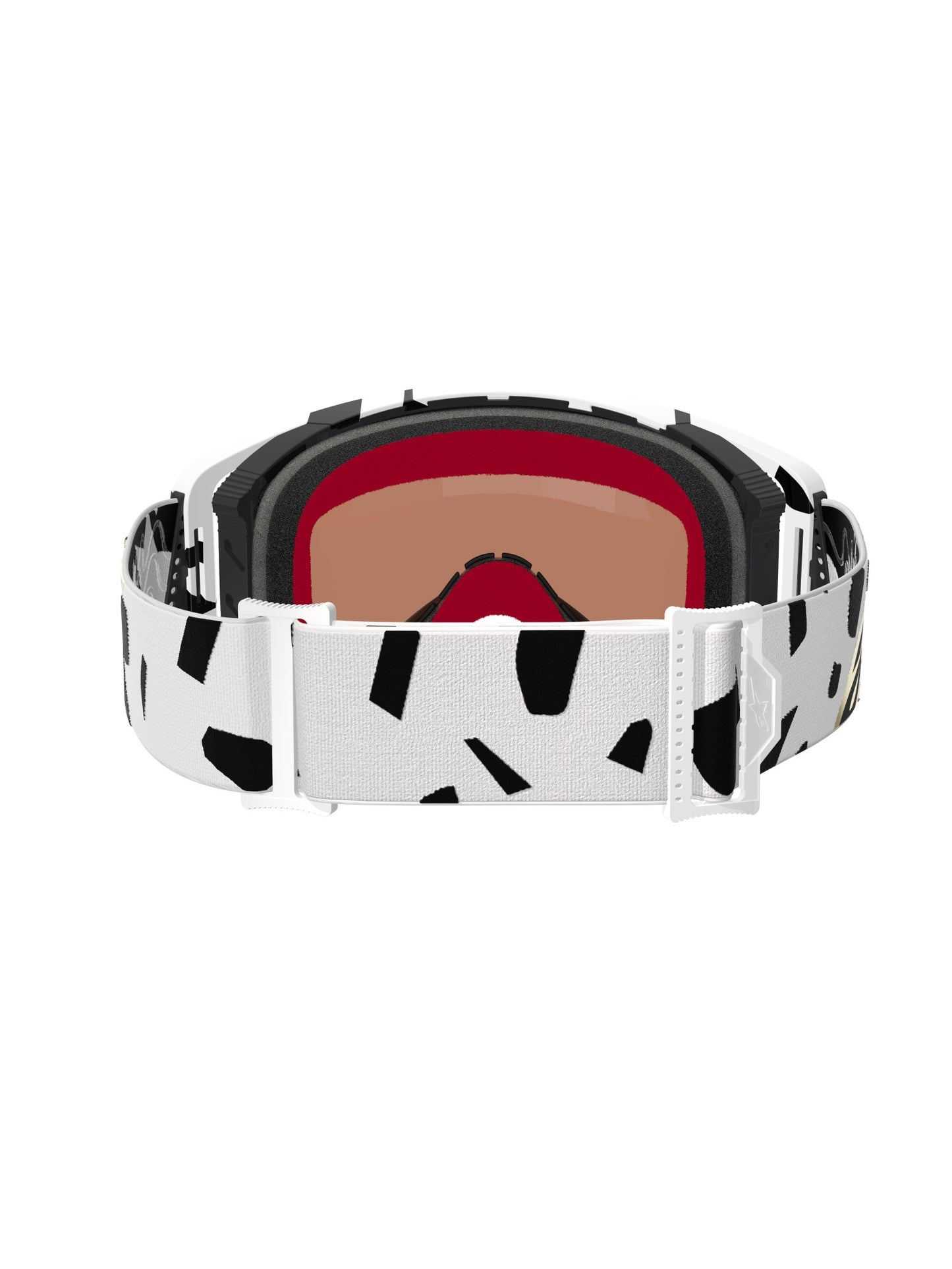 ALPINESTARS SUPERTECH CORP GOGGLES - WHITE GOLD MIRROR GOLD