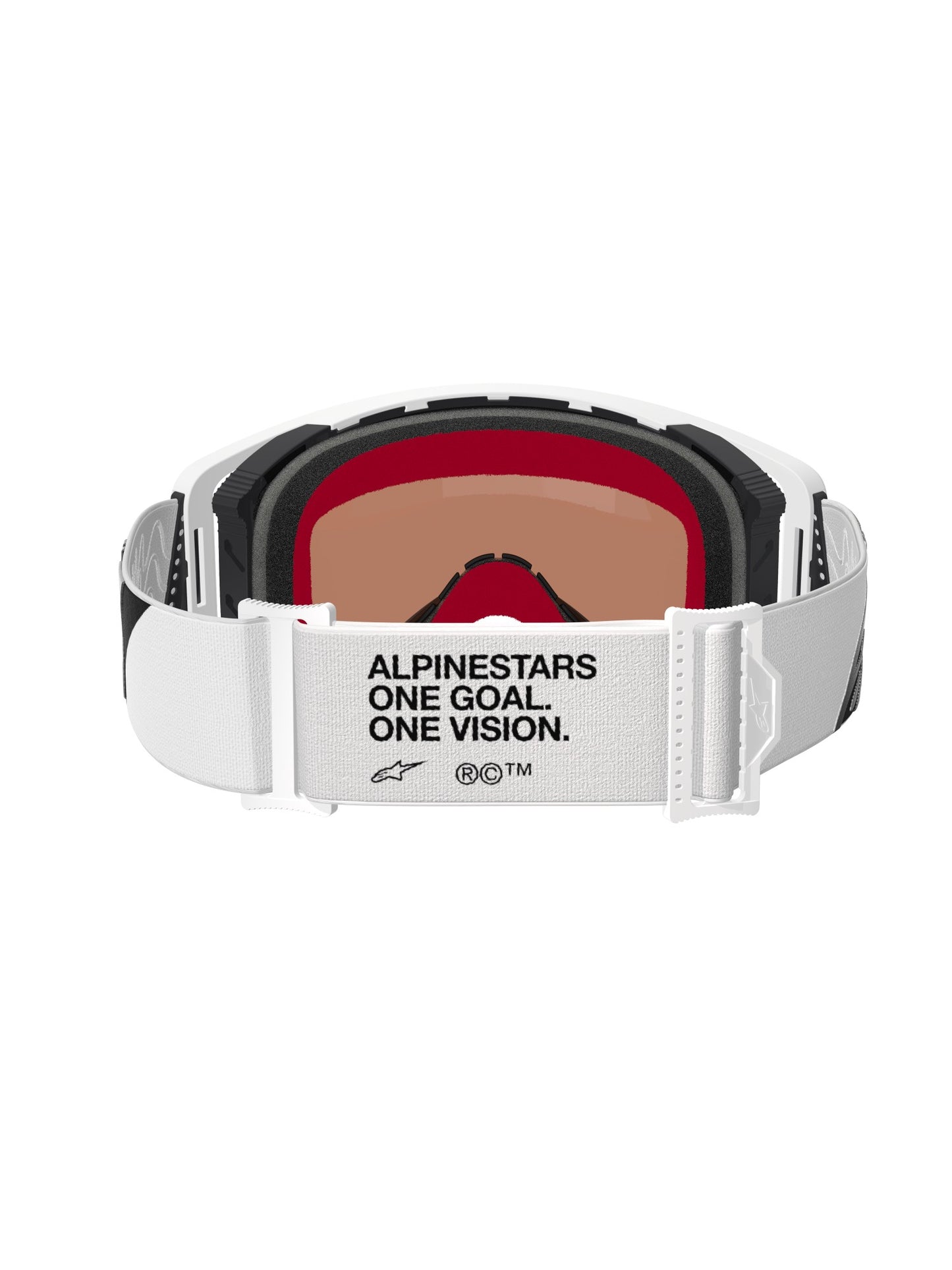 ALPINESTARS SUPERTECH CORP GOGGLES - WHITE MIRROR SILVER