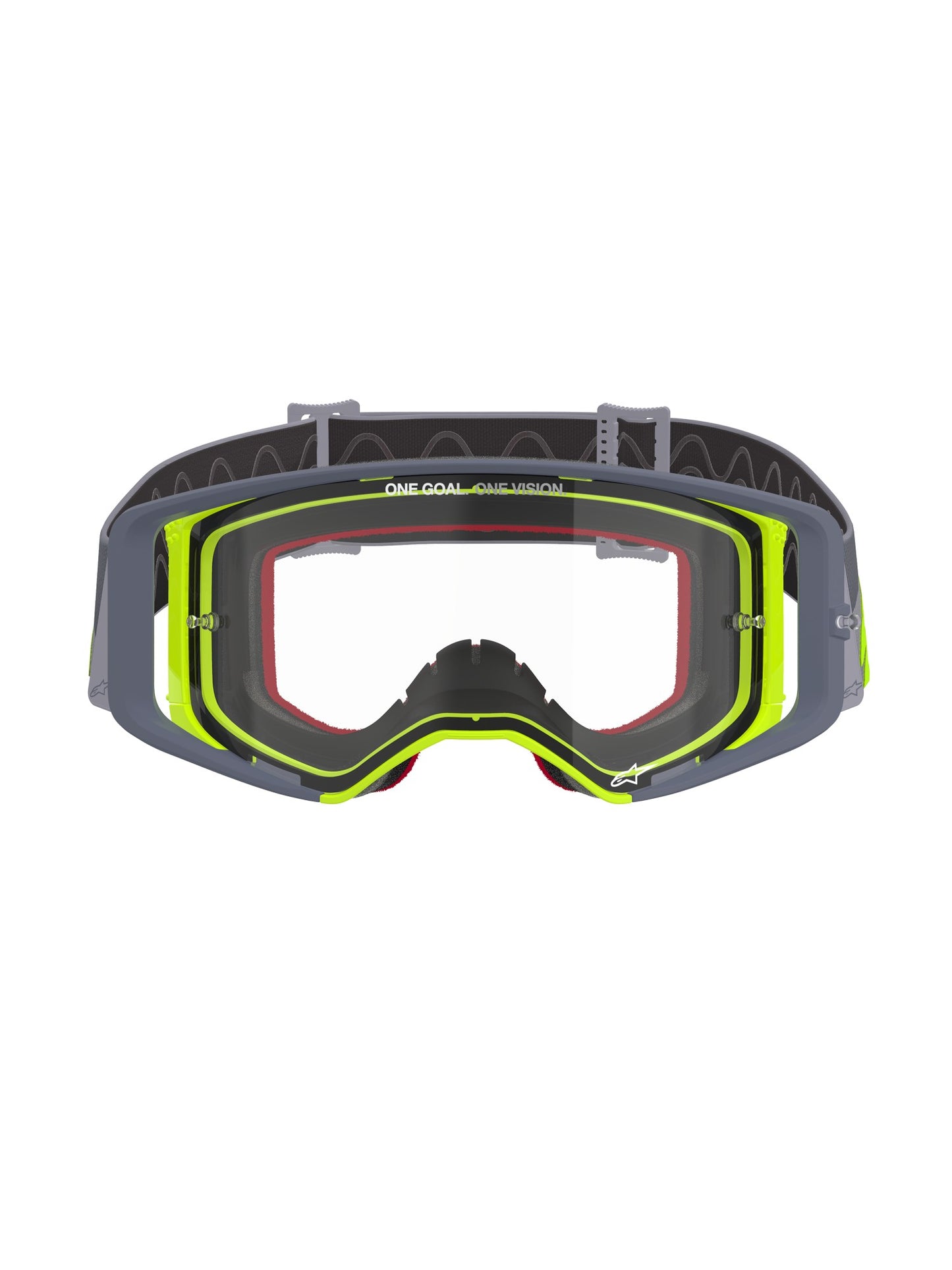 ALPINESTARS SUPERTECH STREAM GOGGLES - GREY FLUO YELLOW CLEAR