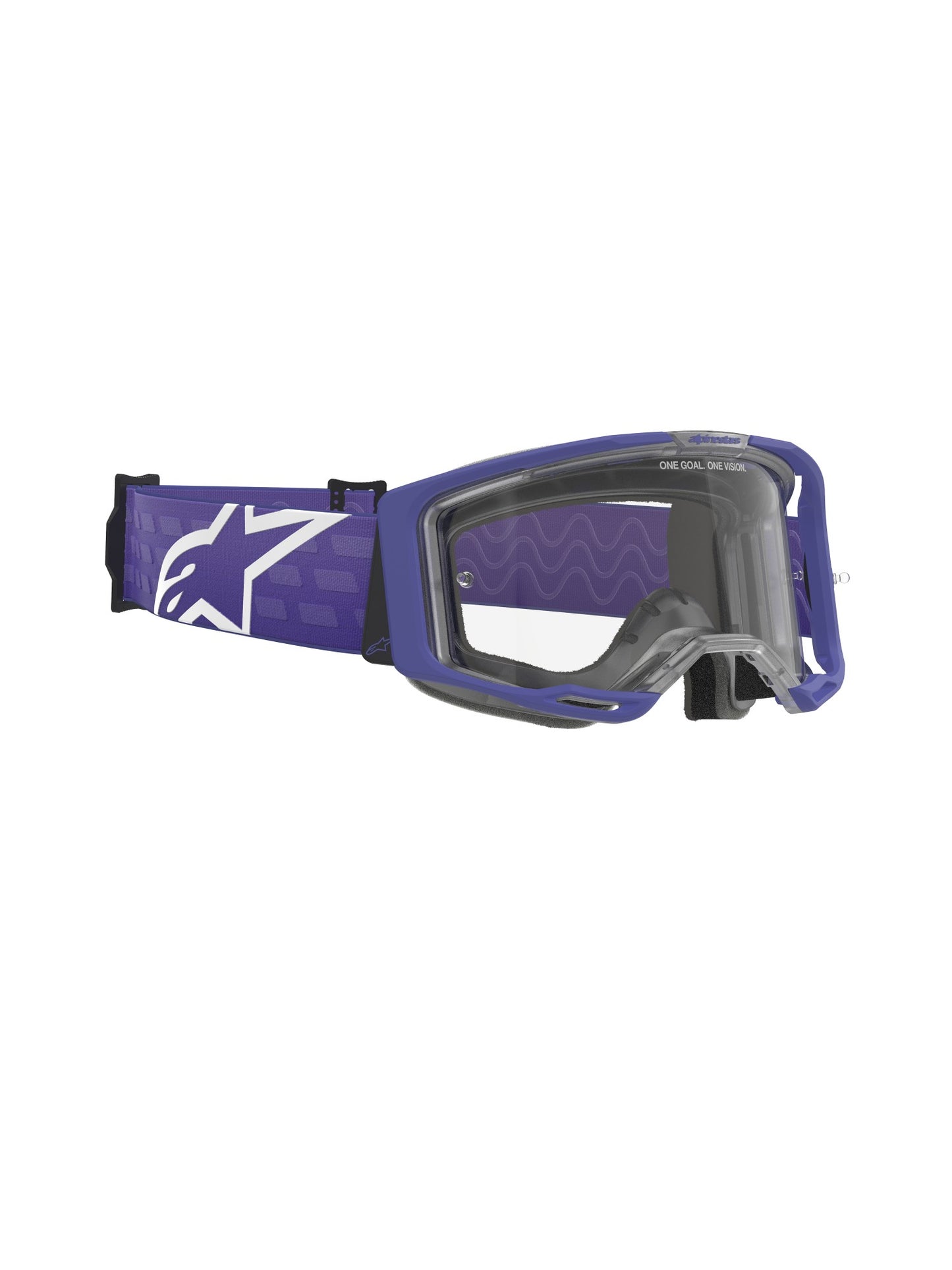 ALPINESTARS VISION 8 CORP GOGGLES - PURPLE CLEAR