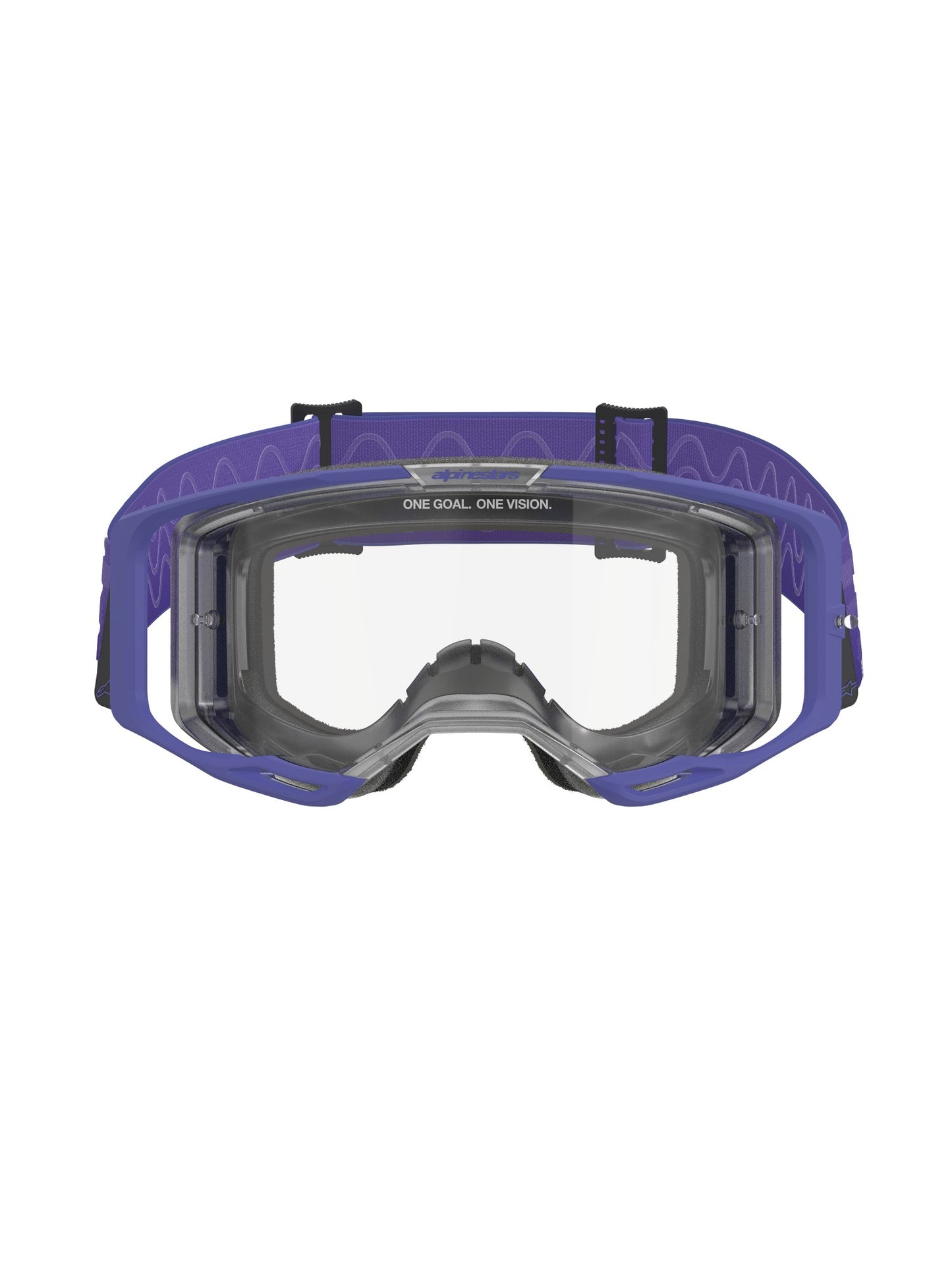 ALPINESTARS VISION 8 CORP GOGGLES - PURPLE CLEAR