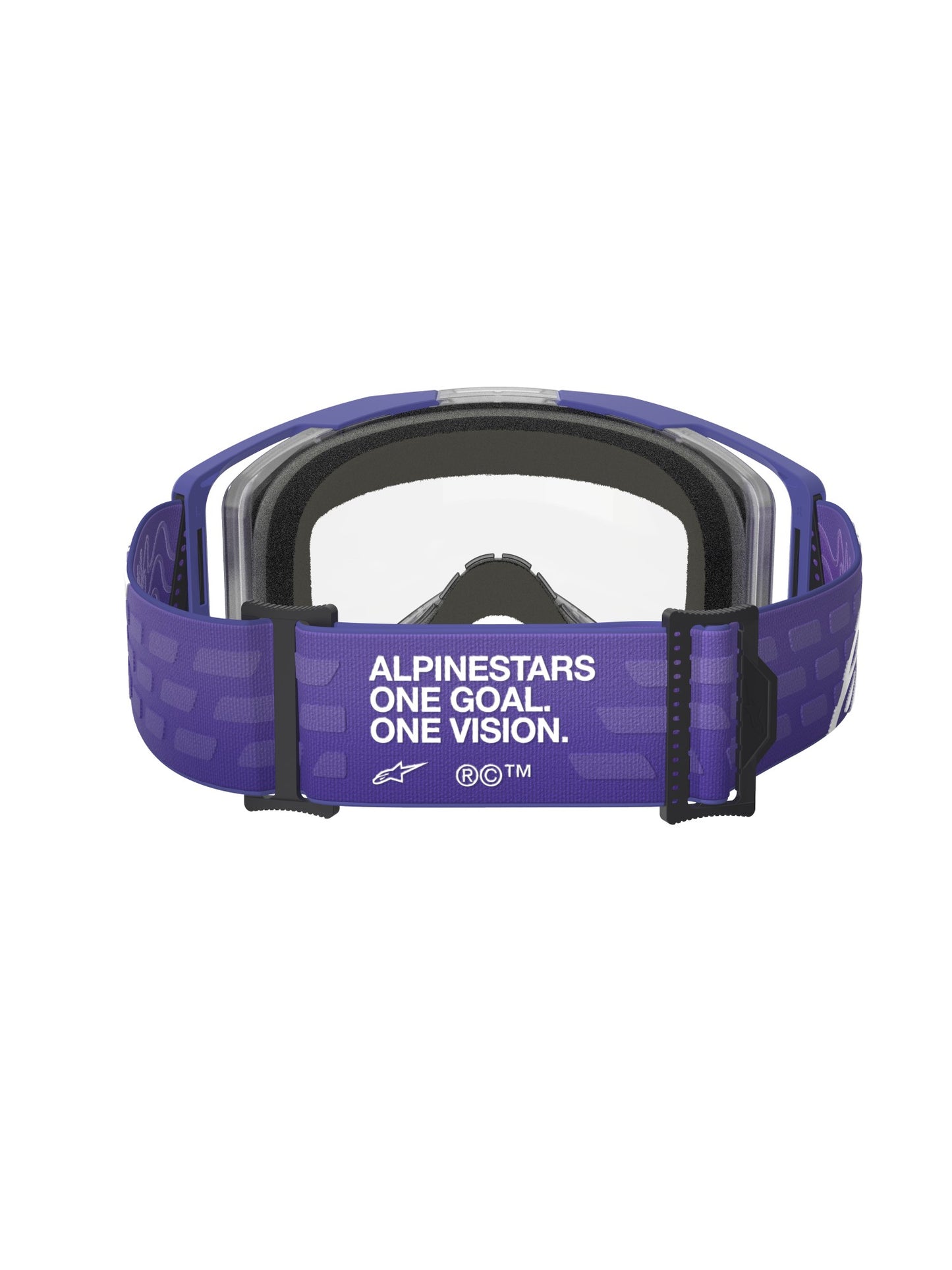 ALPINESTARS VISION 8 CORP GOGGLES - PURPLE CLEAR