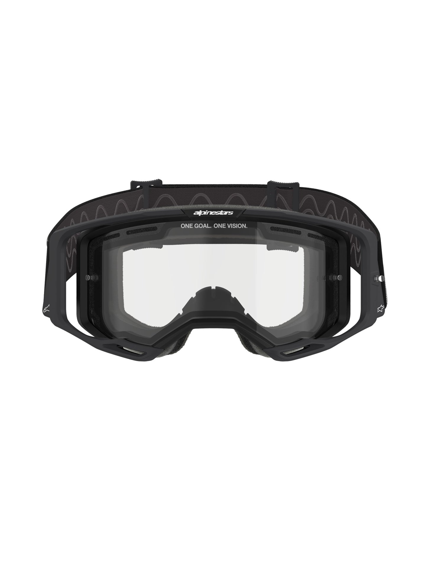 ALPINESTARS VISION 8 CORP GOGGLES - DUAL PANE BLACK CLEAR