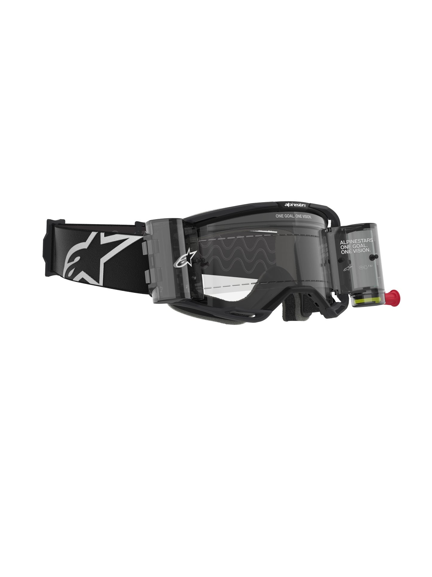 ALPINESTARS VISION 8 CORP GOGGLES - BLACK CLEAR ROLL-OFF