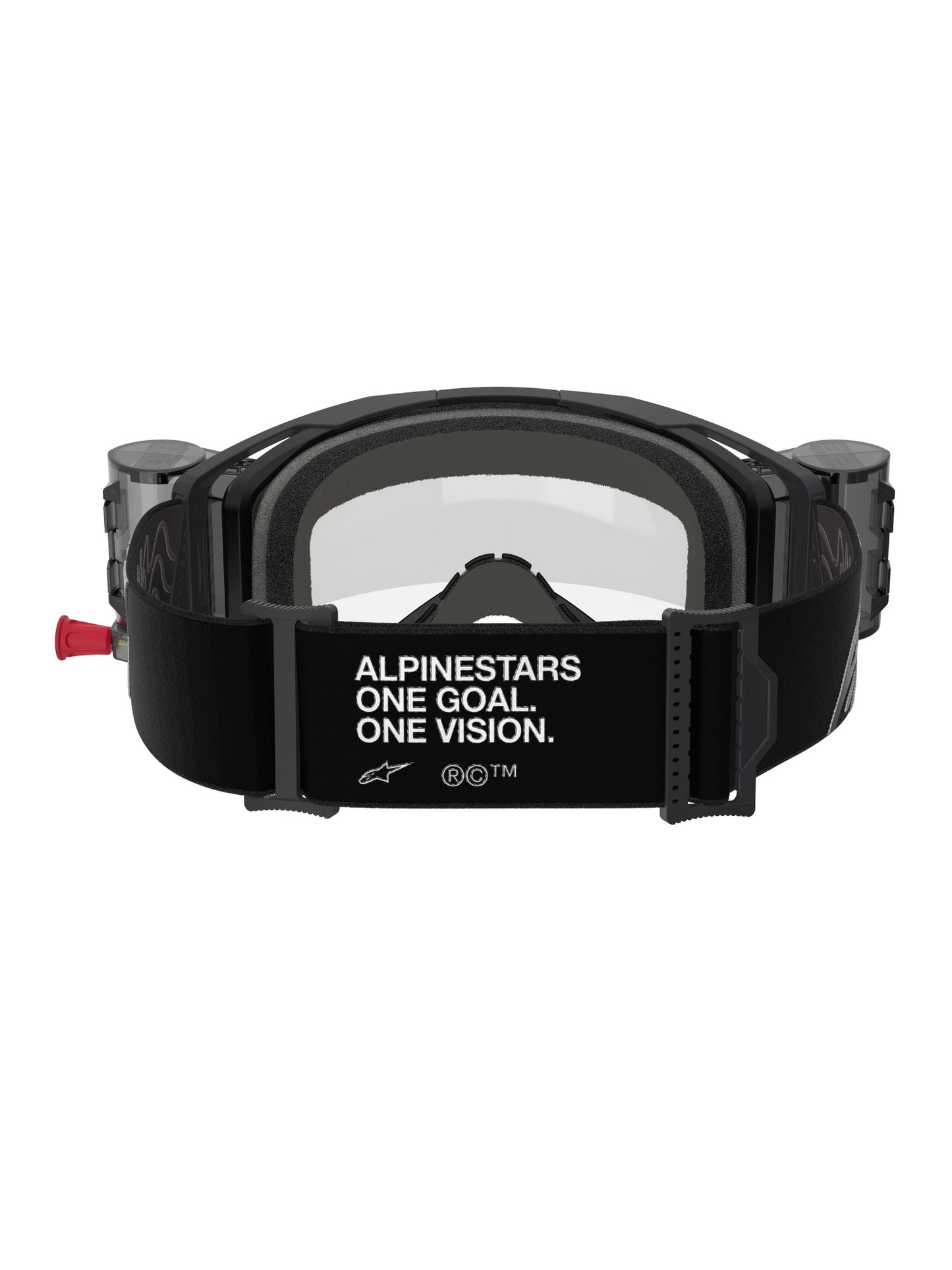 ALPINESTARS VISION 8 CORP GOGGLES - BLACK CLEAR ROLL-OFF