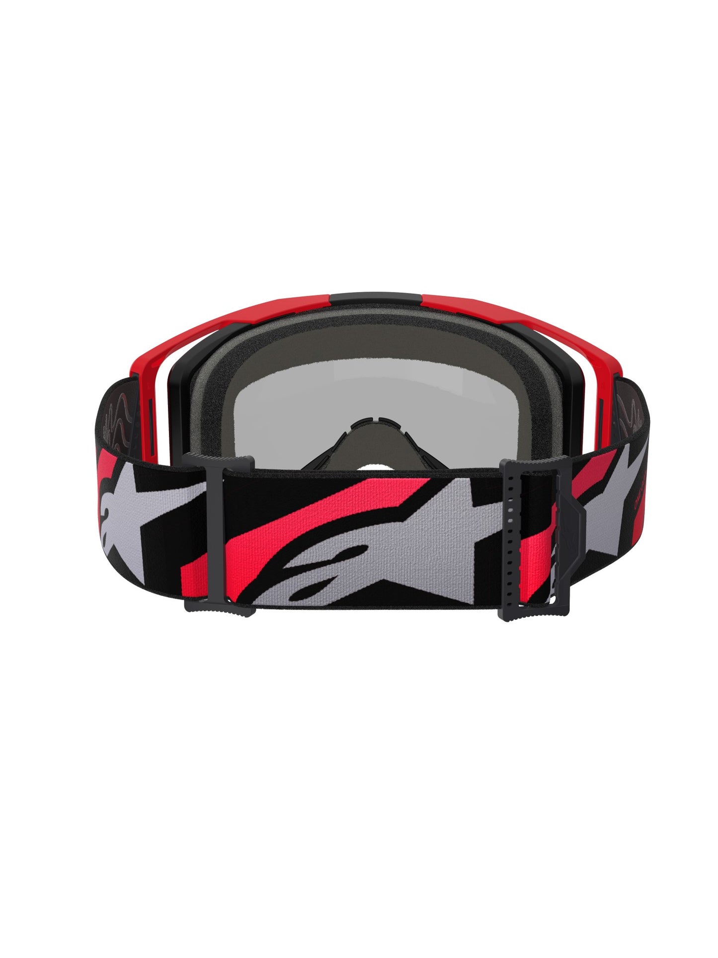 ALPINESTARS VISION 8 LUAR GOGGLES - RED BLACK MIRROR SILVER