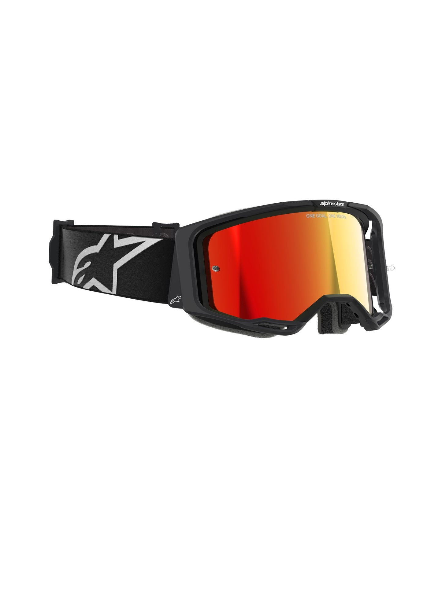 ALPINESTARS VISION 8 CORP GOGGLES - BLACK MIRROR RED