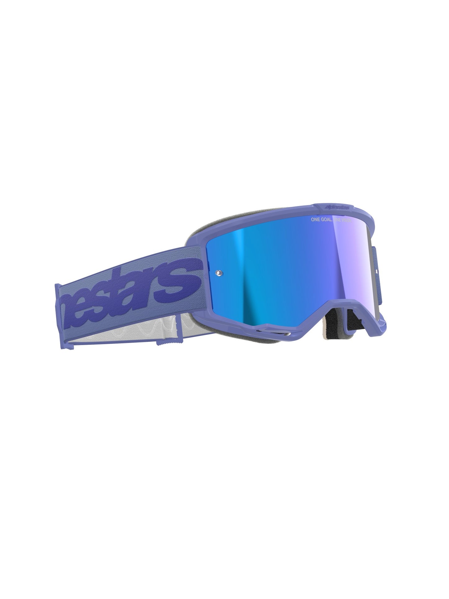 ALPINESTARS VISION 5 WOODMARK GOGGLES - PURPLE MIRROR BLUE