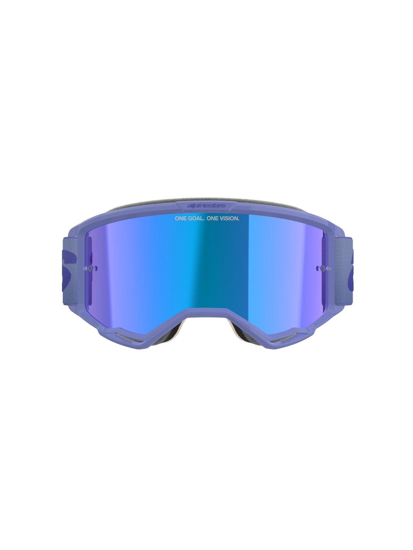 ALPINESTARS VISION 5 WOODMARK GOGGLES - PURPLE MIRROR BLUE