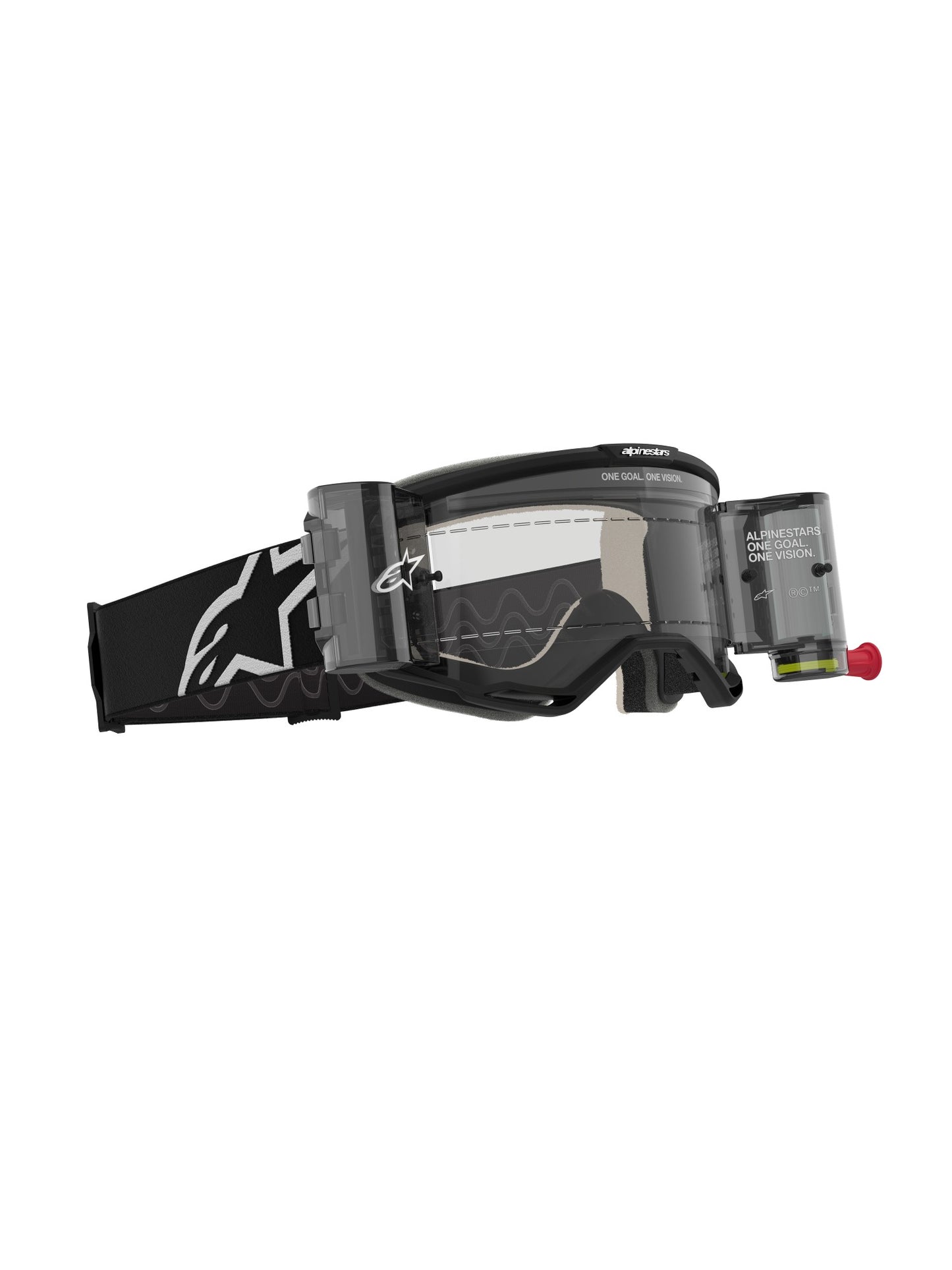 ALPINESTARS VISION 5 CORP GOGGLES - BLACK CLEAR ROLL-OFF