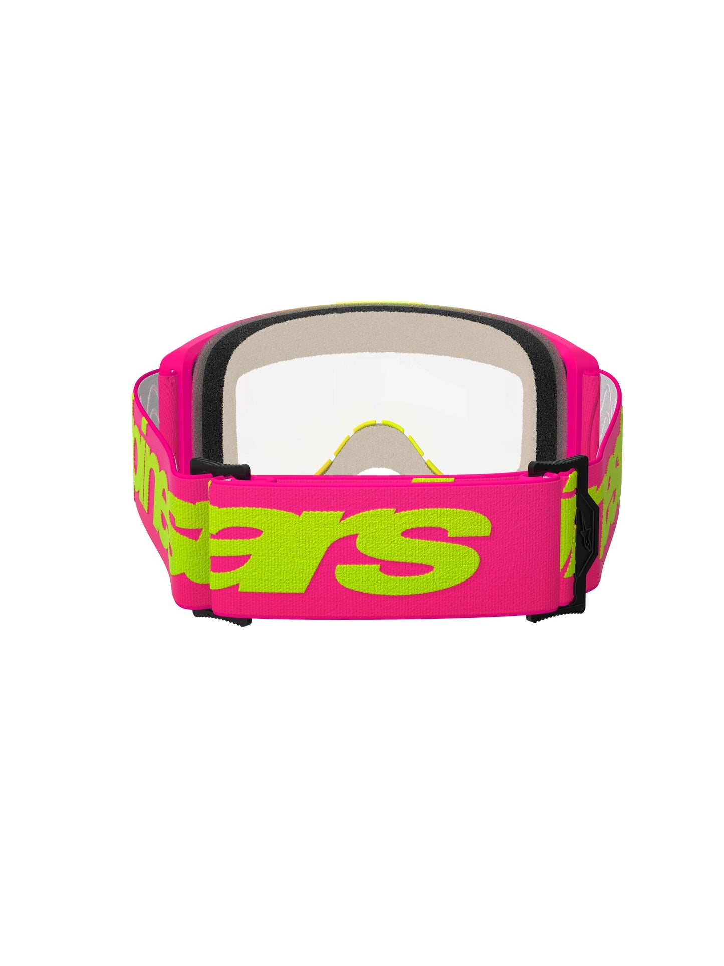 ALPINESTARS VISION 5 WOODMARK GOGGLES - PINK FLUO YELLOW CLEAR