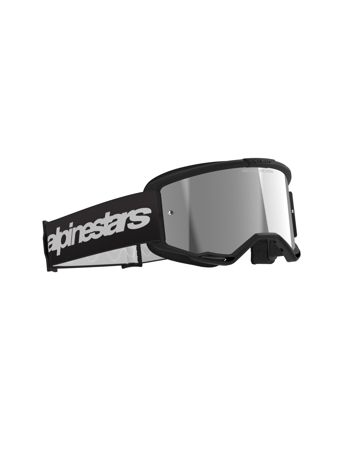 ALPINESTARS VISION 3 WOODMARK GOGGLES - BLACK MIRROR SILVER