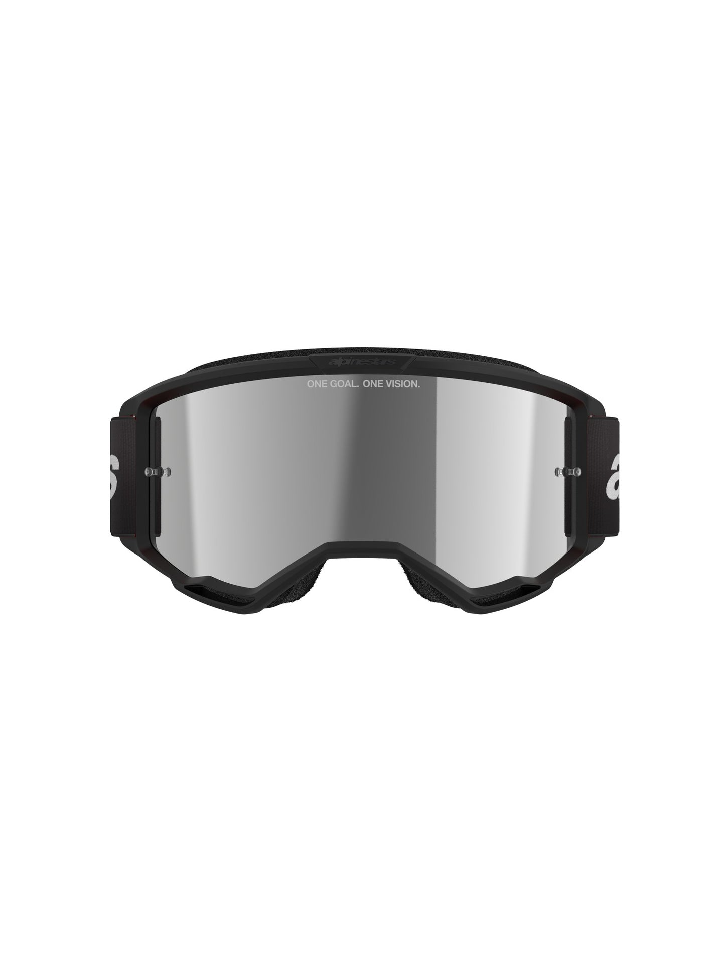 ALPINESTARS VISION 3 WOODMARK GOGGLES - BLACK MIRROR SILVER