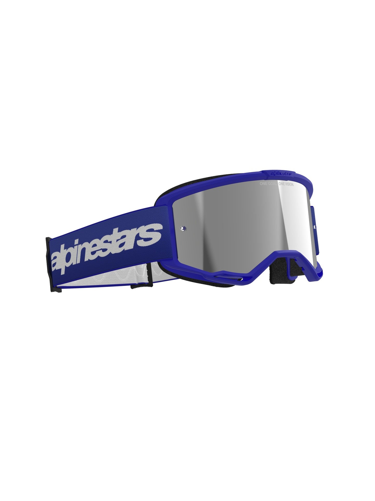 ALPINESTARS VISION 3 WOODMARK GOGGLES - BLUE MIRROR SILVER